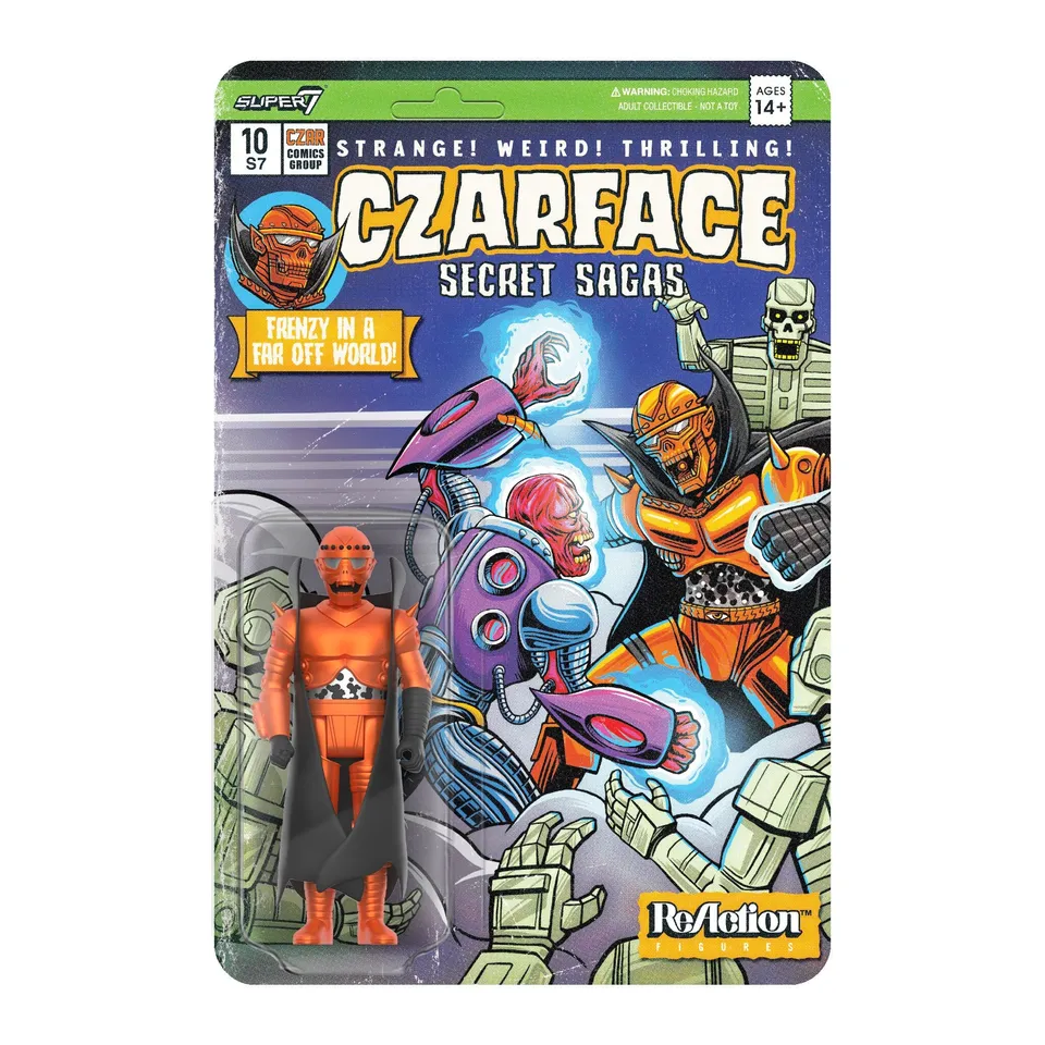 Super7 Czarface Orange Black figurină ReAction Wave 11