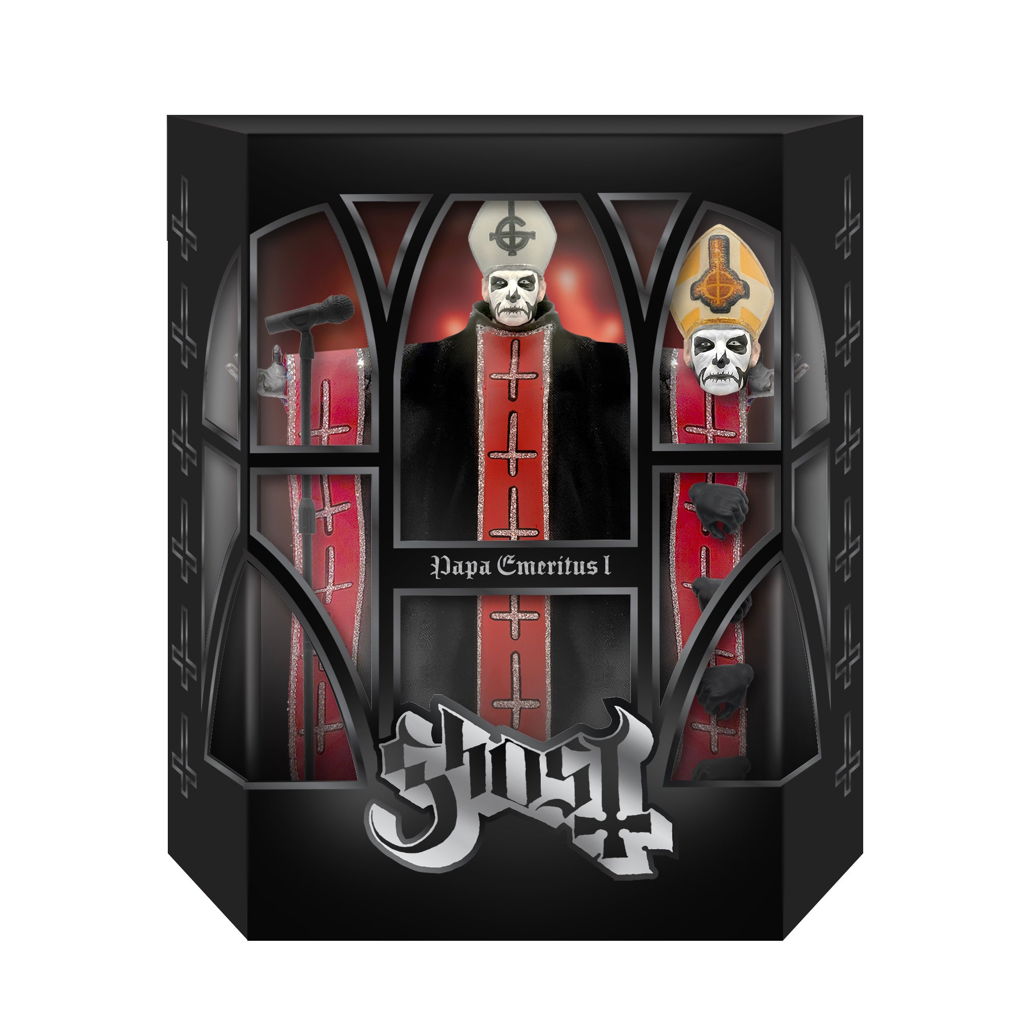 Super7 Ghost Ultimates Papa Emeritus I figurina 7 inch metal