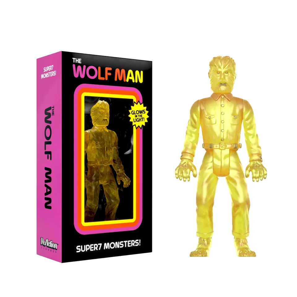 Super7 Universal Monsters Wolf Man figurina Luminators
