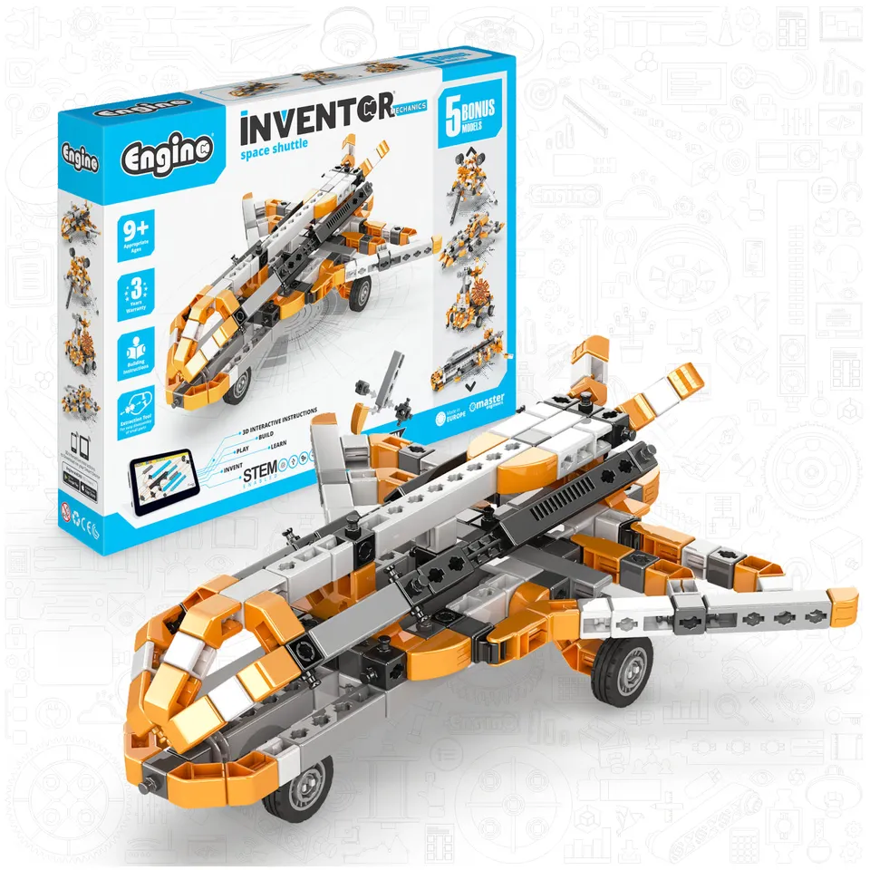 Engino Inventor Mechanics Space Shuttle set 174 piese 9+