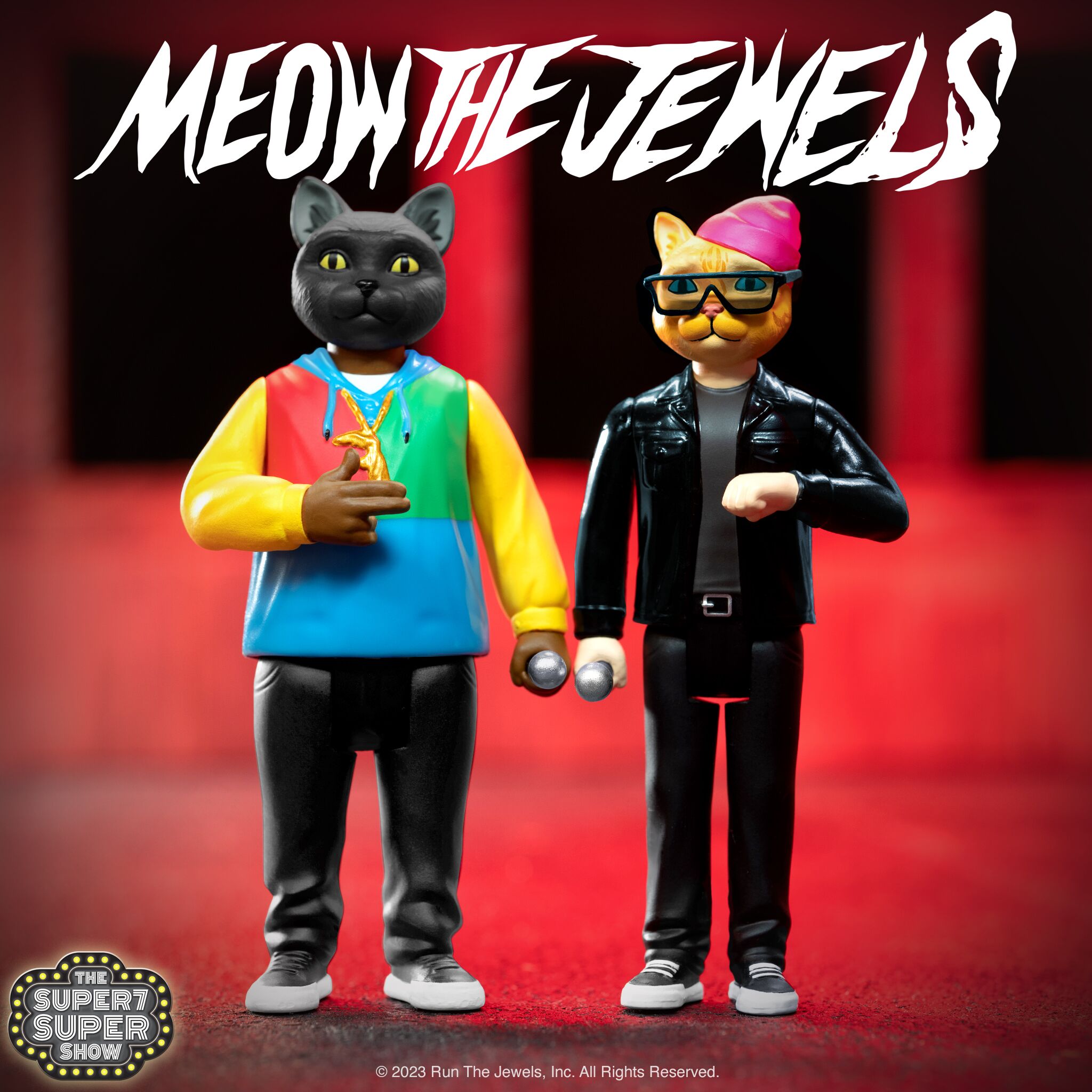 Super7 ReAction Meow The Jewels set 2 figurine Killer Mike El-P