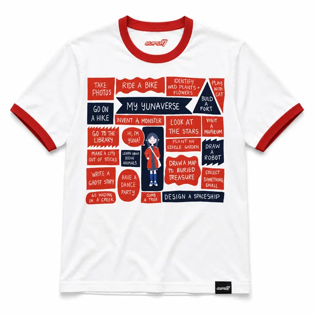 Super7 Yunaverse One Day List tricou ringer bumbac