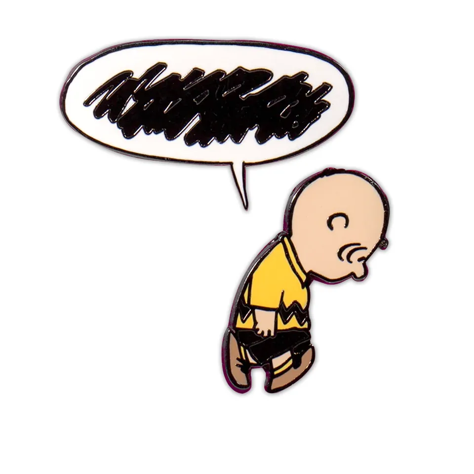 Super7 Peanuts Charlie Brown pin emailat set 2buc