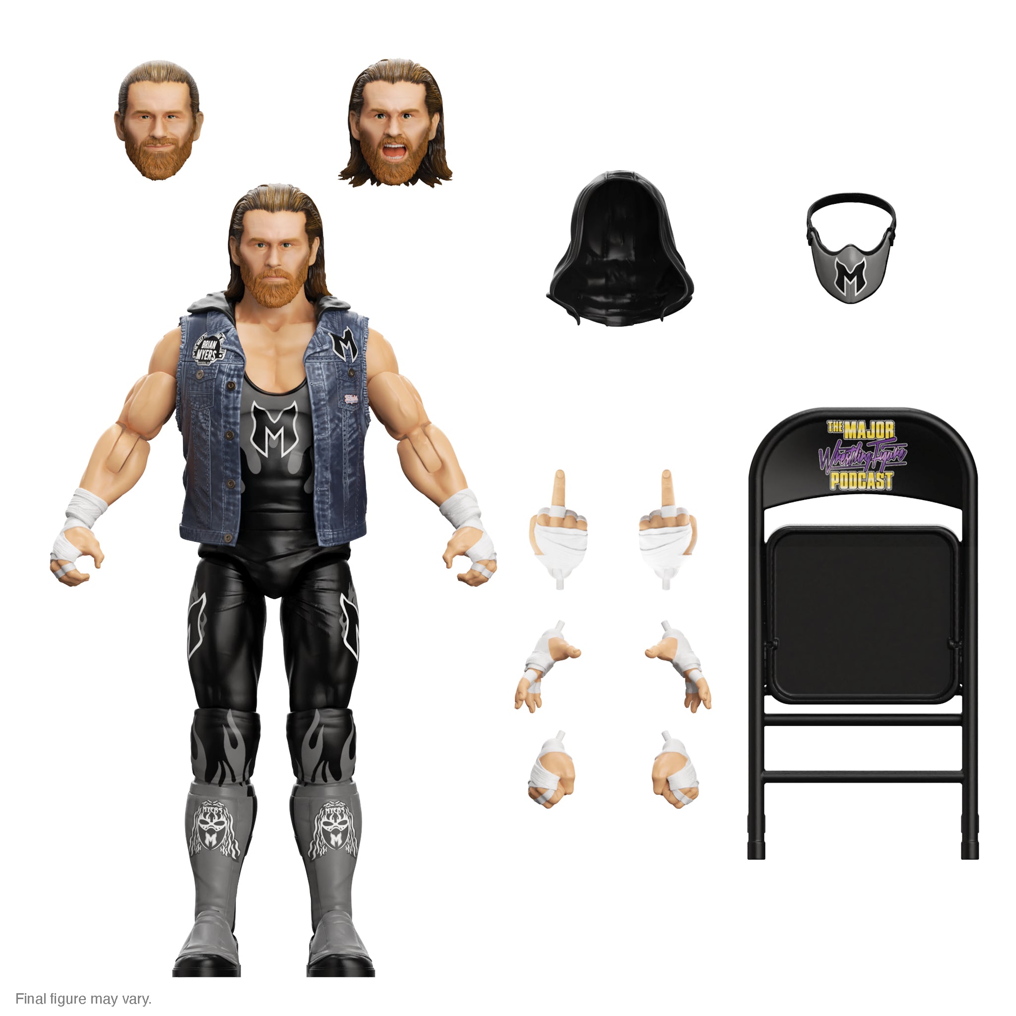 Super7 Major Wrestling Figure Podcast Ultimates Wave 2 set 2 figurine