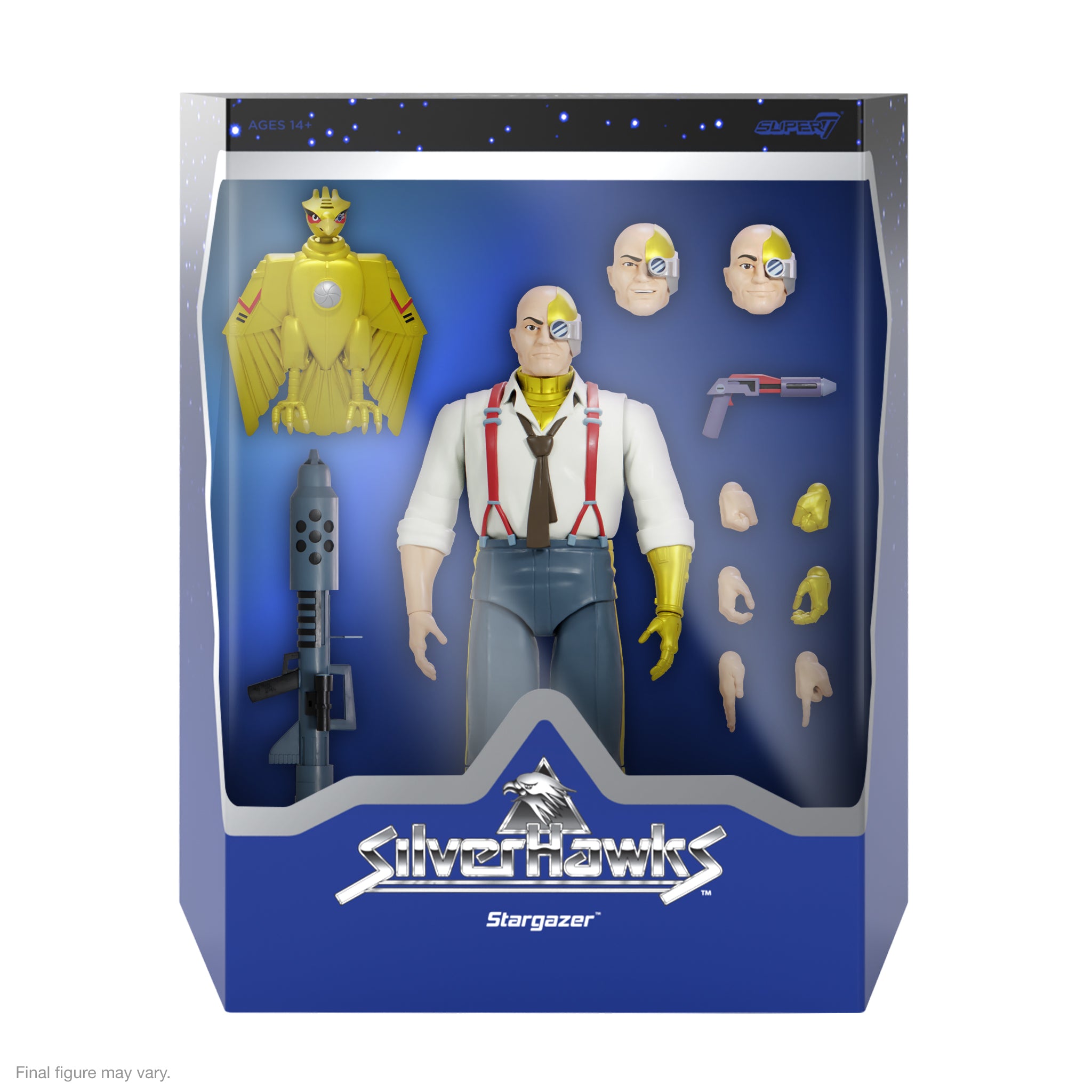 Super7 SilverHawks Ultimates Wave 3 Stargazer figurină 18 cm