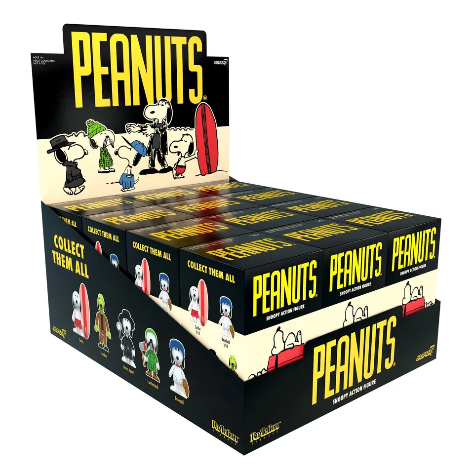 Super7 Peanuts Snoopy Blind Box set 12 figurine