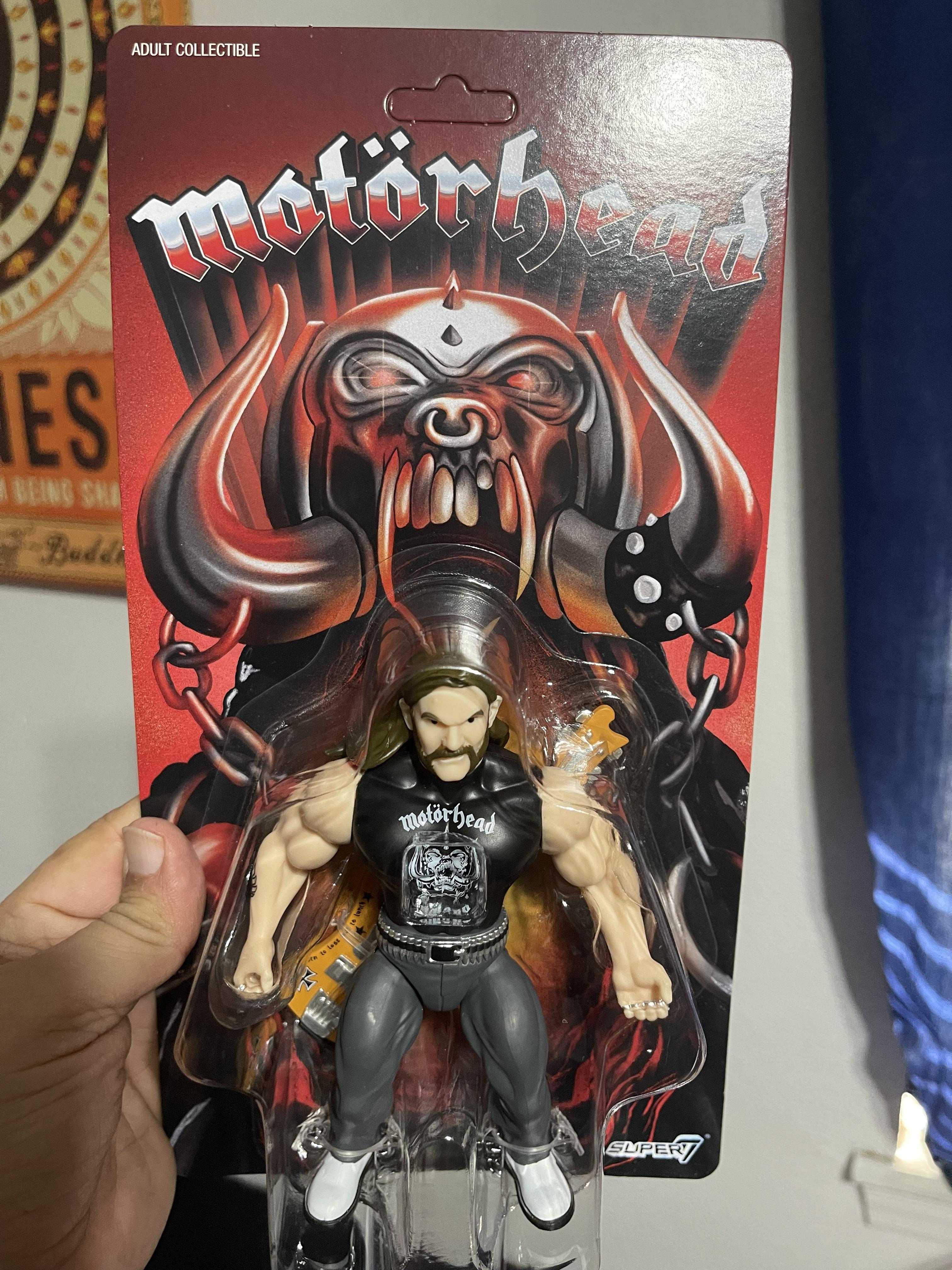 Super7 Motorhead Lemmy figurina vintage 14 cm