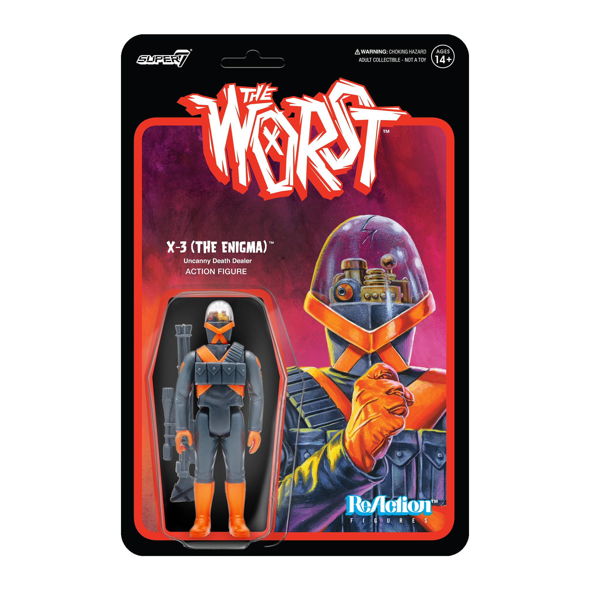 Super7 The Worst ReAction X-Series set figurine Wave 3 complet