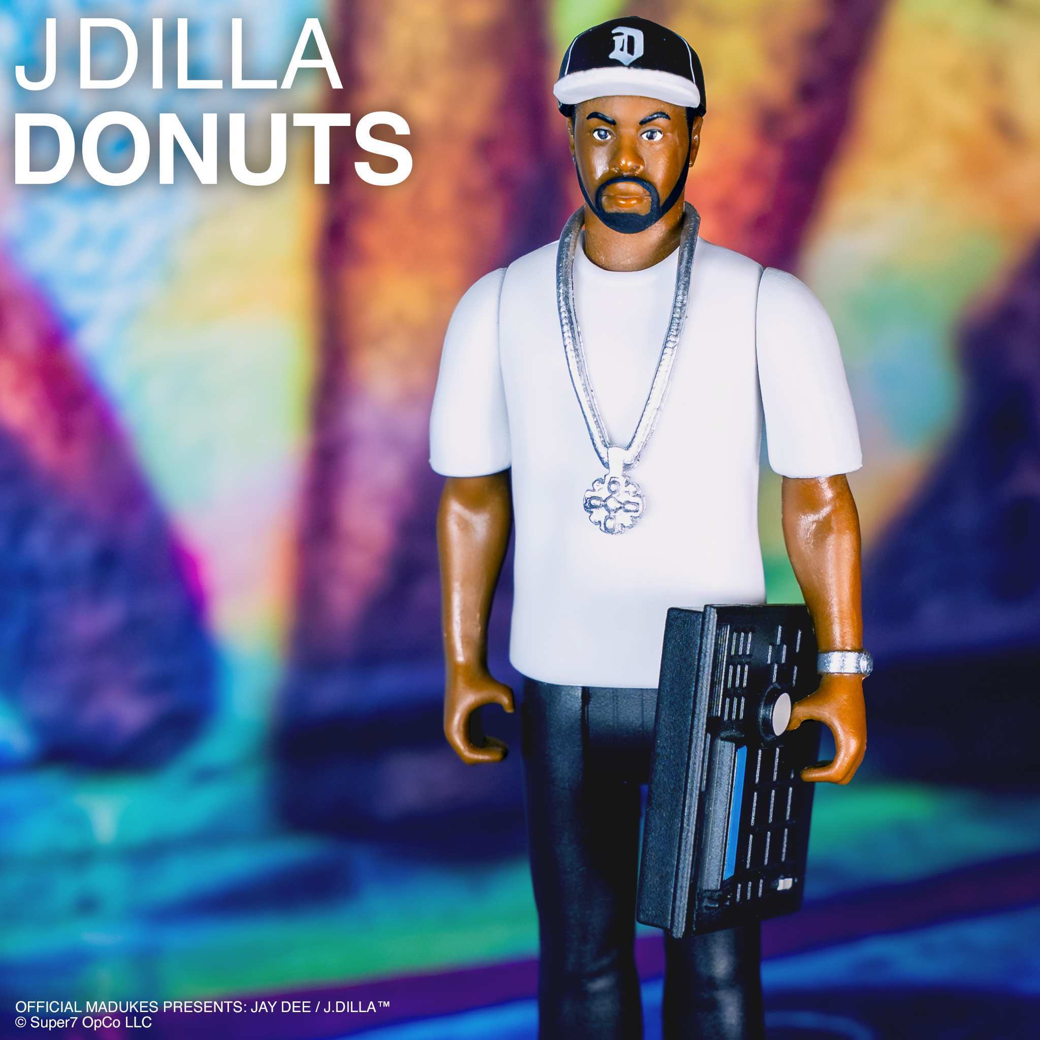 Super7 J Dilla ReAction Wave 02 Donuts figurină 3.75 inch