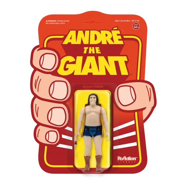 Super7 ReAction Andre the Giant figurina cu vestă