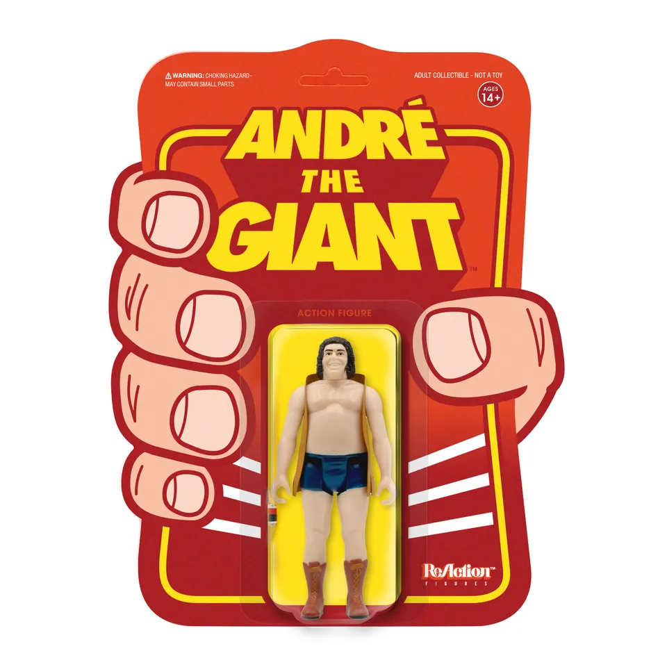 Super7 ReAction Andre the Giant figurina cu vestă