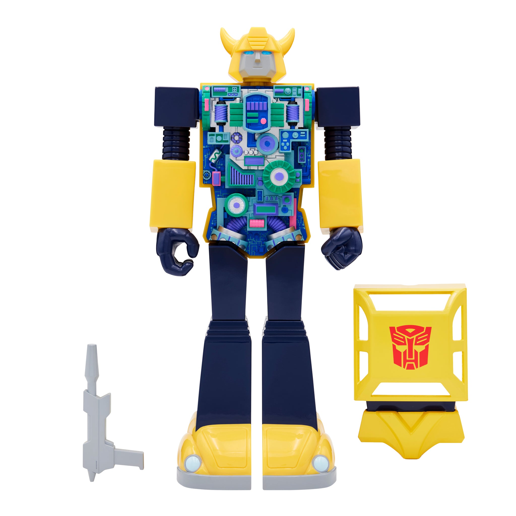 Super7 Cyborg Bumblebee G1 figurina 25 cm galbena