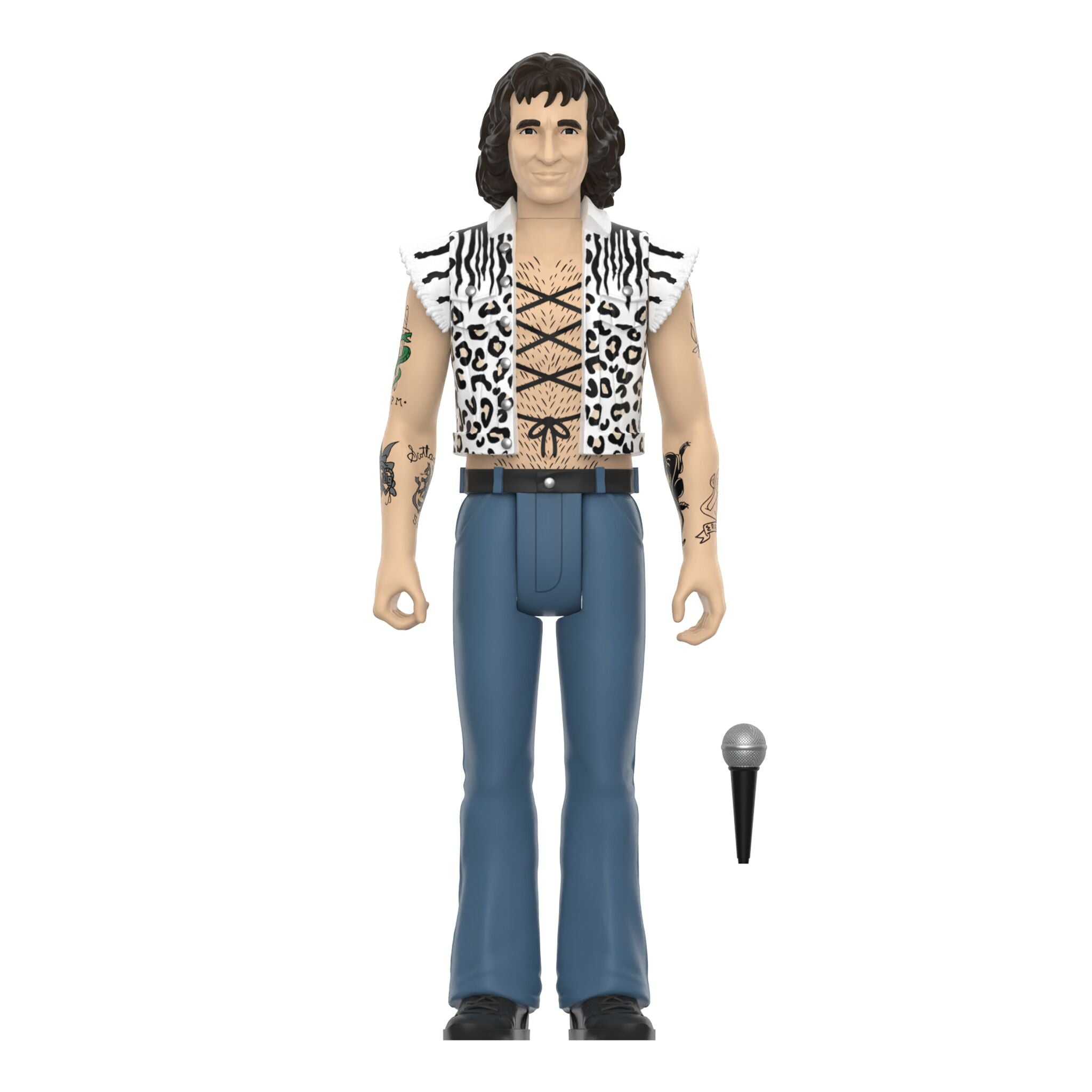 Super7 ReAction Bon Scott figurina 9,5 cm leopard