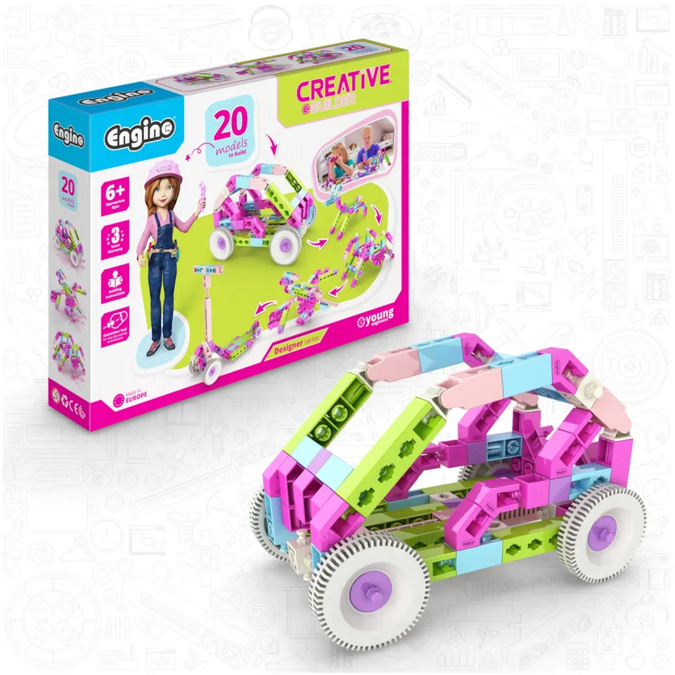 Engino Creative Builder Designer Set construcție 20 modele