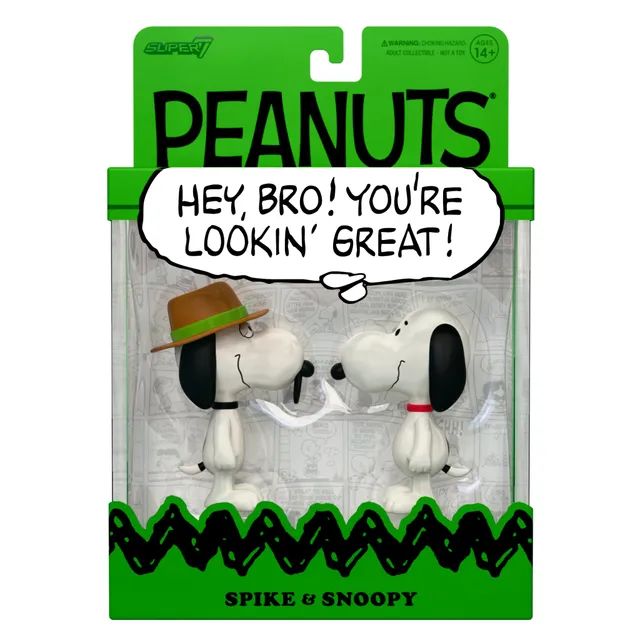 Super7 ReAction Snoopy & Spike figurine set 2 bucati