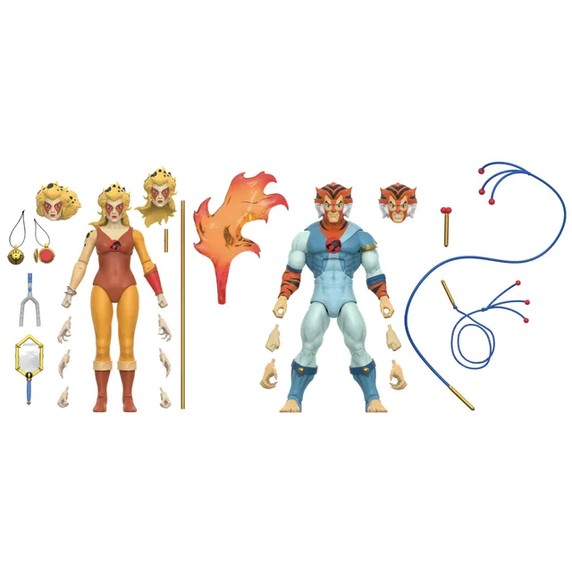 Super7 ThunderCats Ultimates Cheetara Tygra set 2