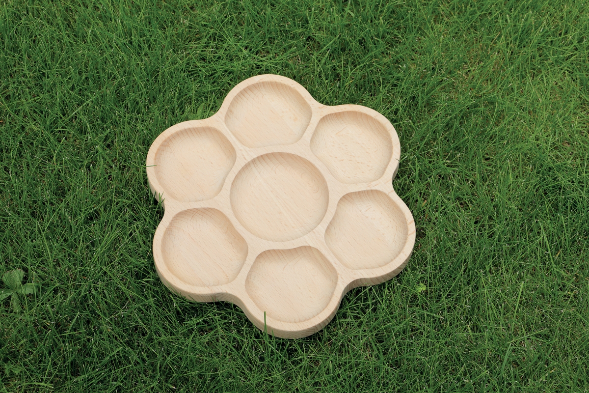 Yellow Door Natural Flower Tray tava sortare lemn