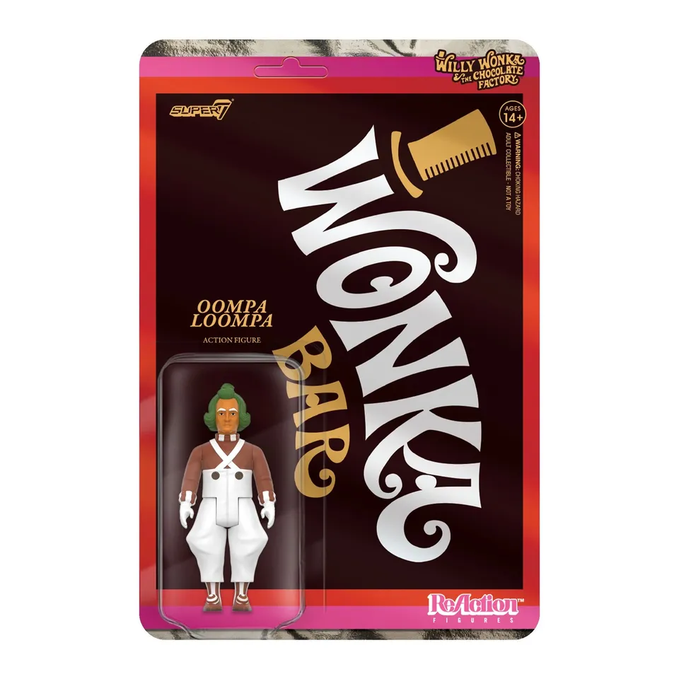 Super7 Willy Wonka ReAction Oompa Loompa figurină