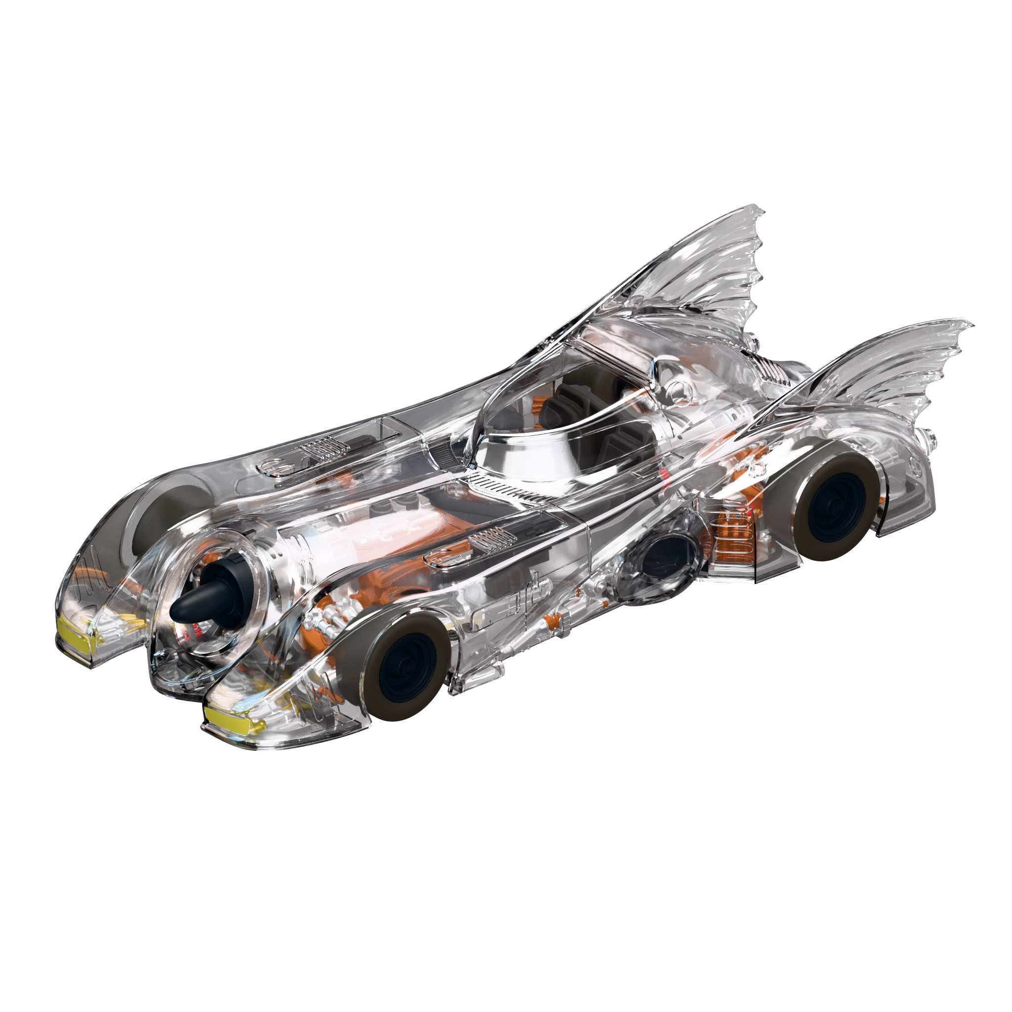 Super7 Super Cyborg Batmobile 1989 masinuta transparent Clear