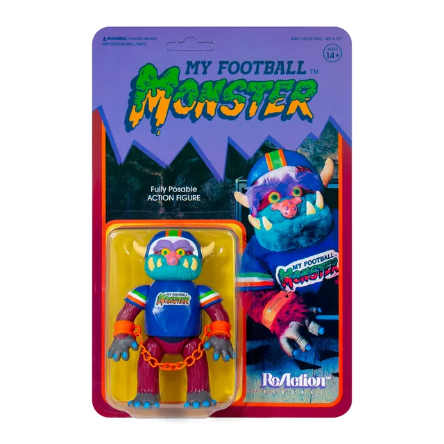 Super7 My Pet Monster Football Monster figurina 9,5 cm retro