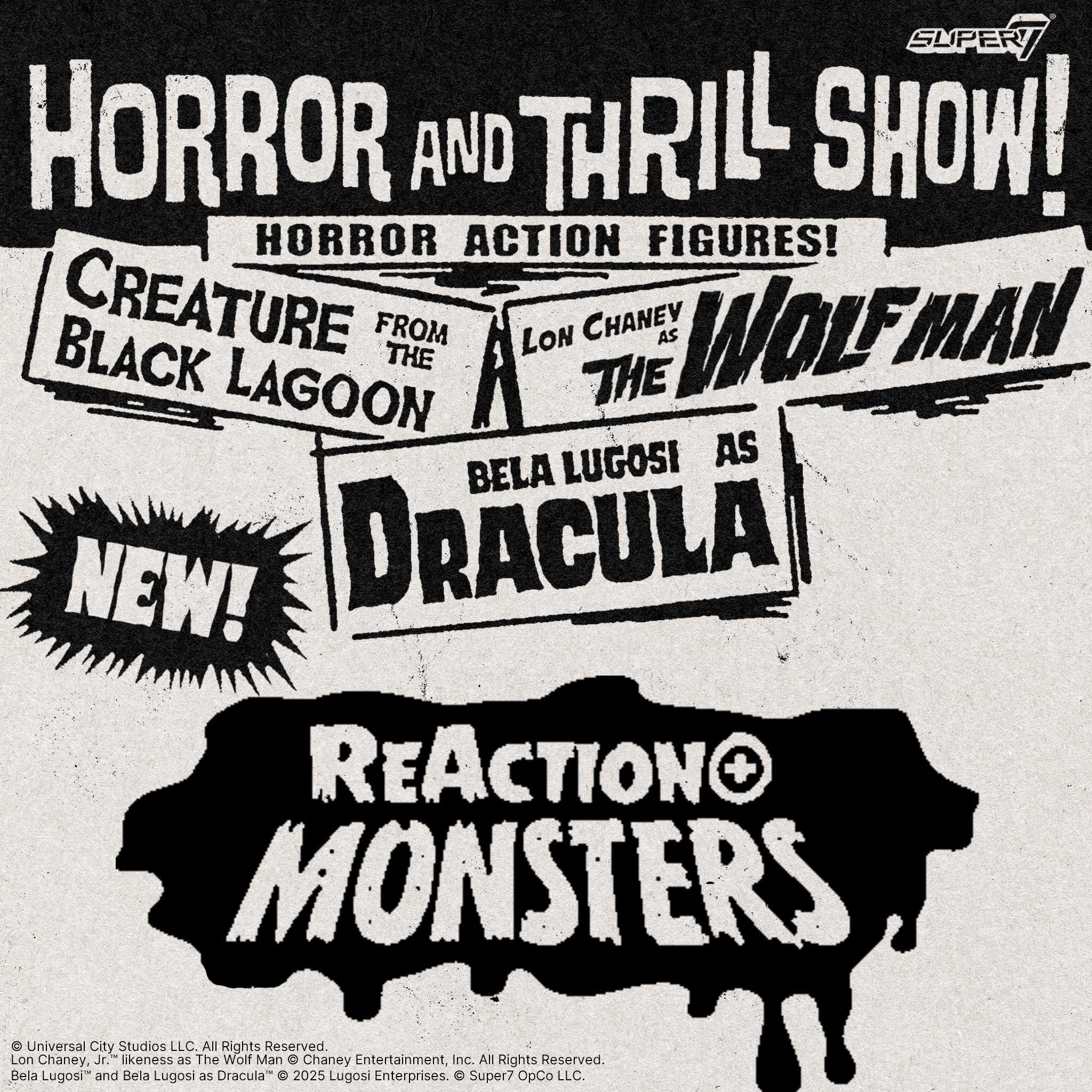 Super7 ReAction+ Creature Black Lagoon figurina 3.75 inch