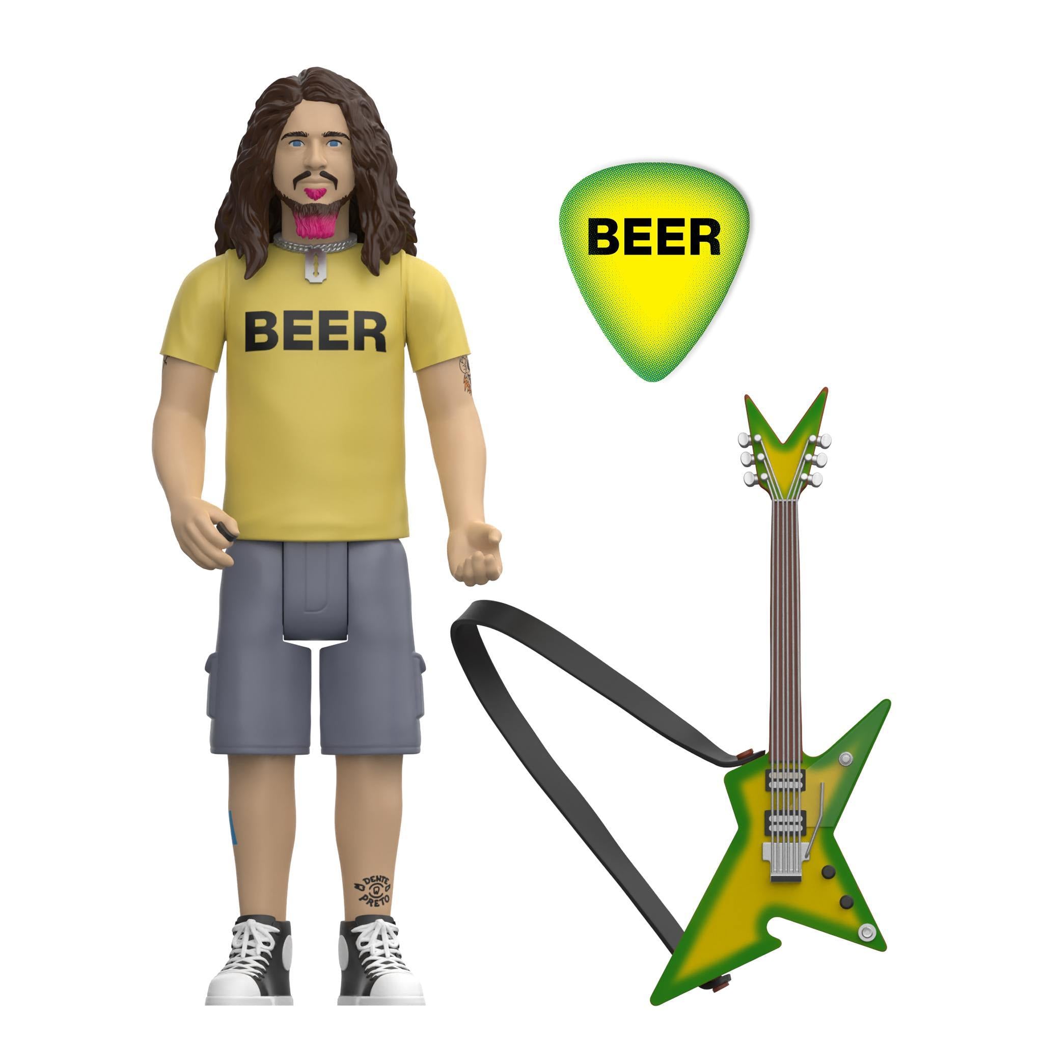 Super7 ReAction Dimebag Darrell Wave 2 set 2 figurine