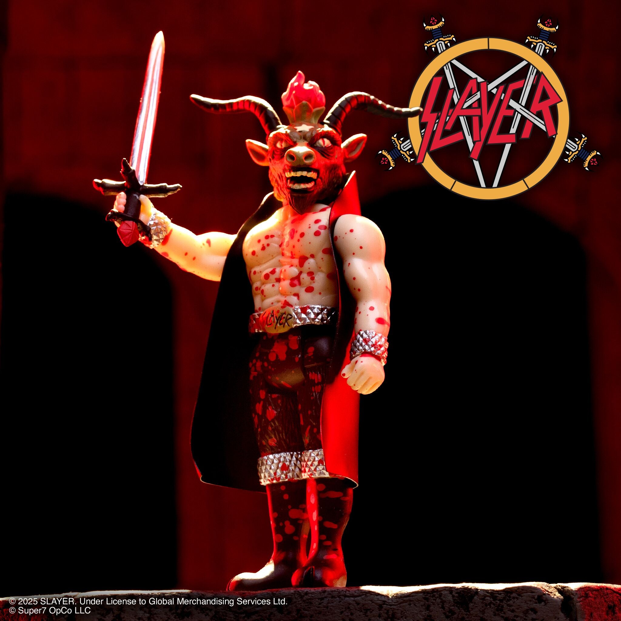 Super7 Slayer Minotaur Reign in Blood figurină 9,5 cm