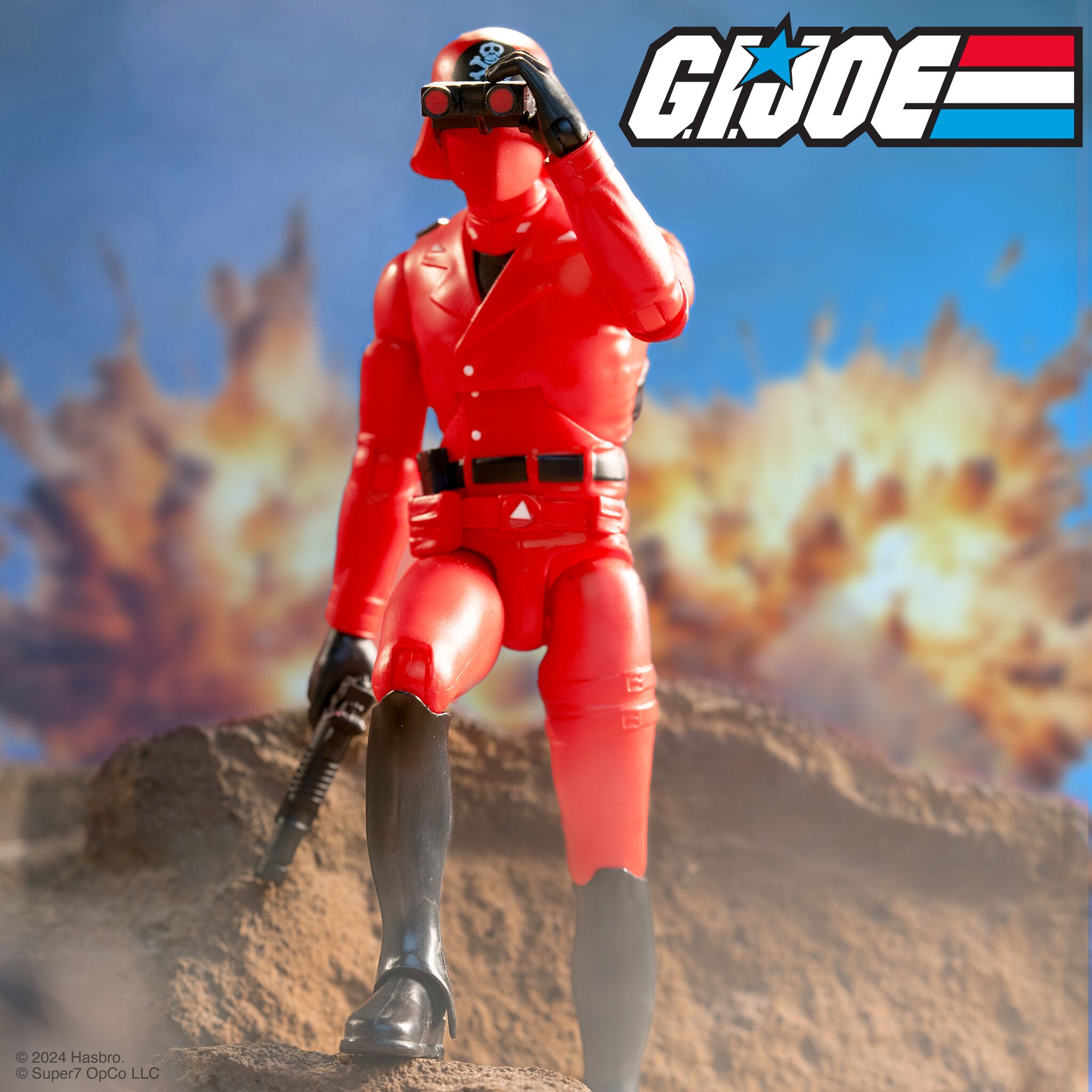 Super7 Ultimates Red Laser figurină 18 cm roșu