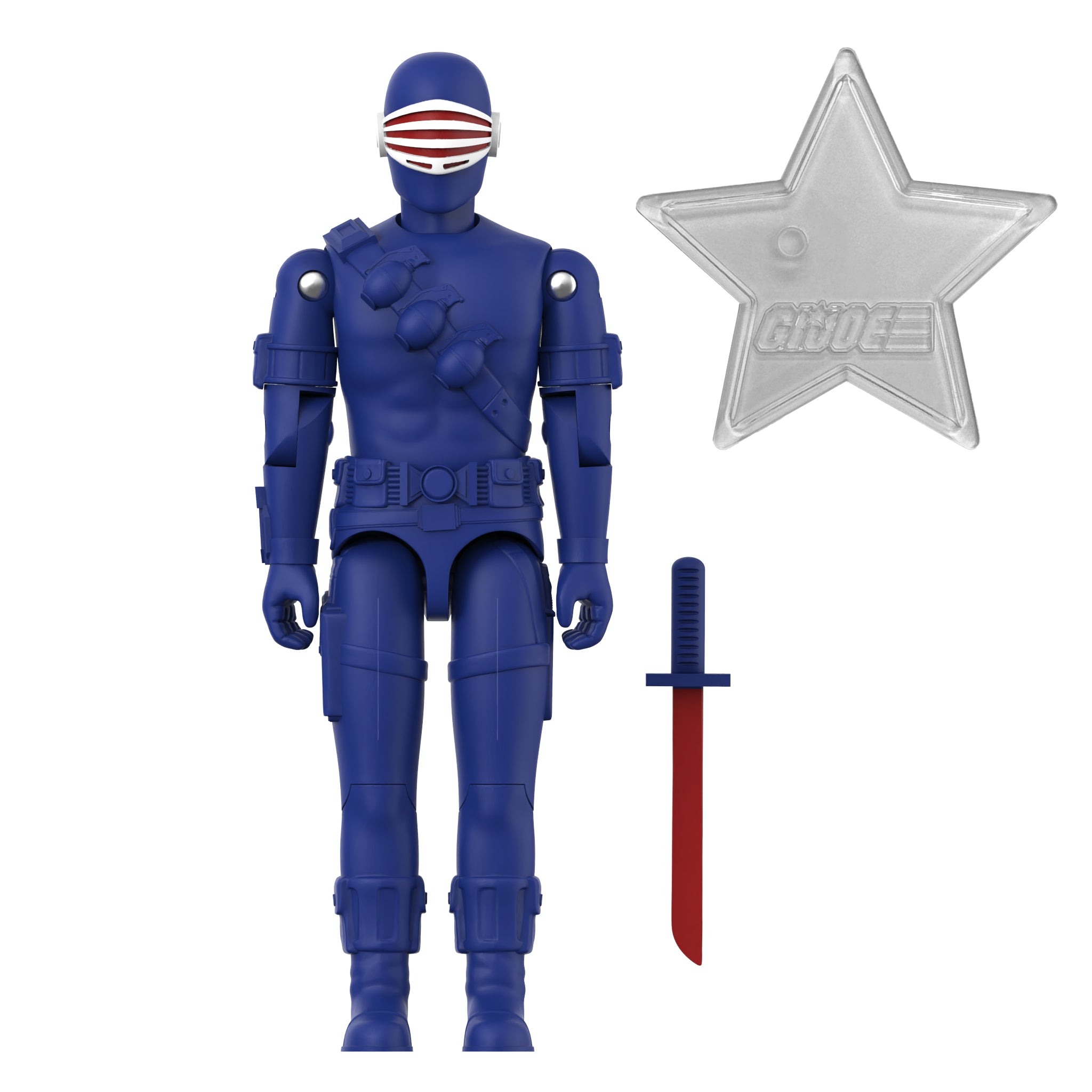 Super7 G.I. Joe ReAction+ Snake Eyes 250th figurina sabie