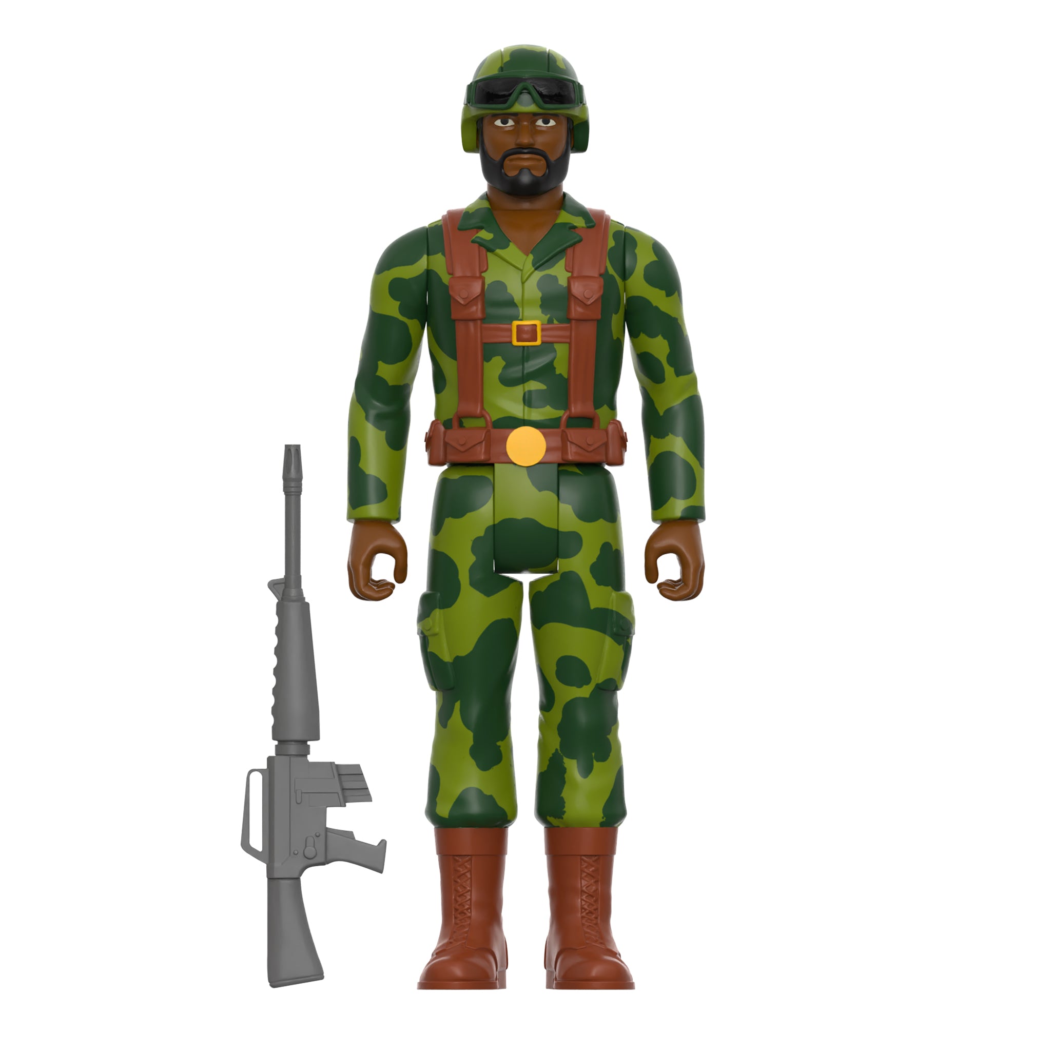Super7 ReAction G.I. Joe Trooper Beard figurina verde