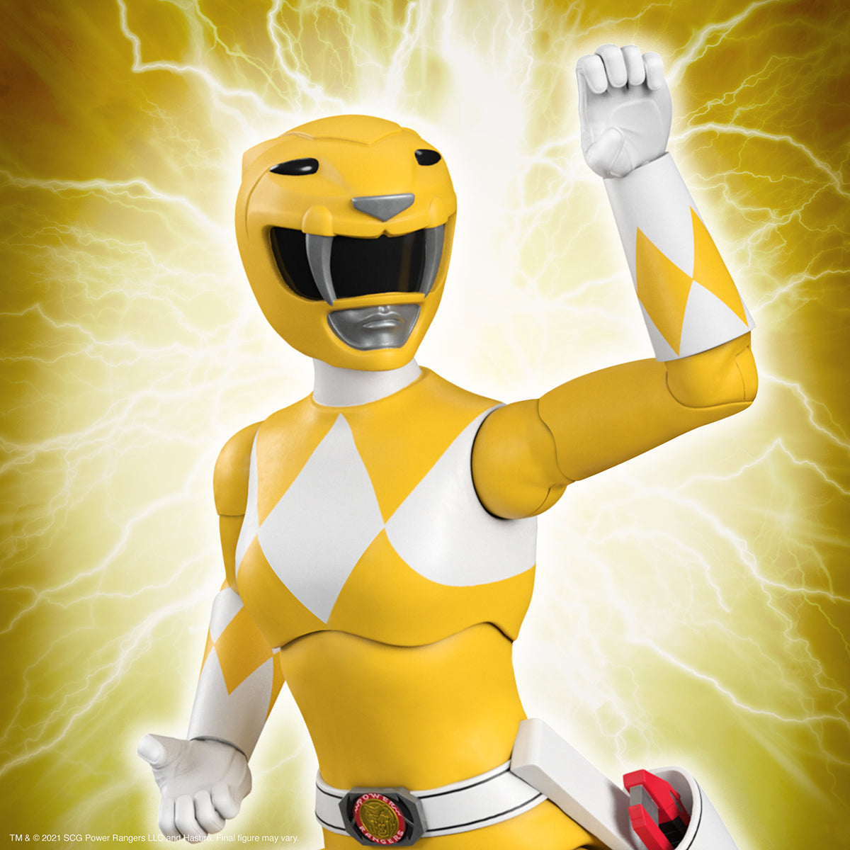 Super7 Power Rangers Ultimates Yellow Ranger figurina 18 cm