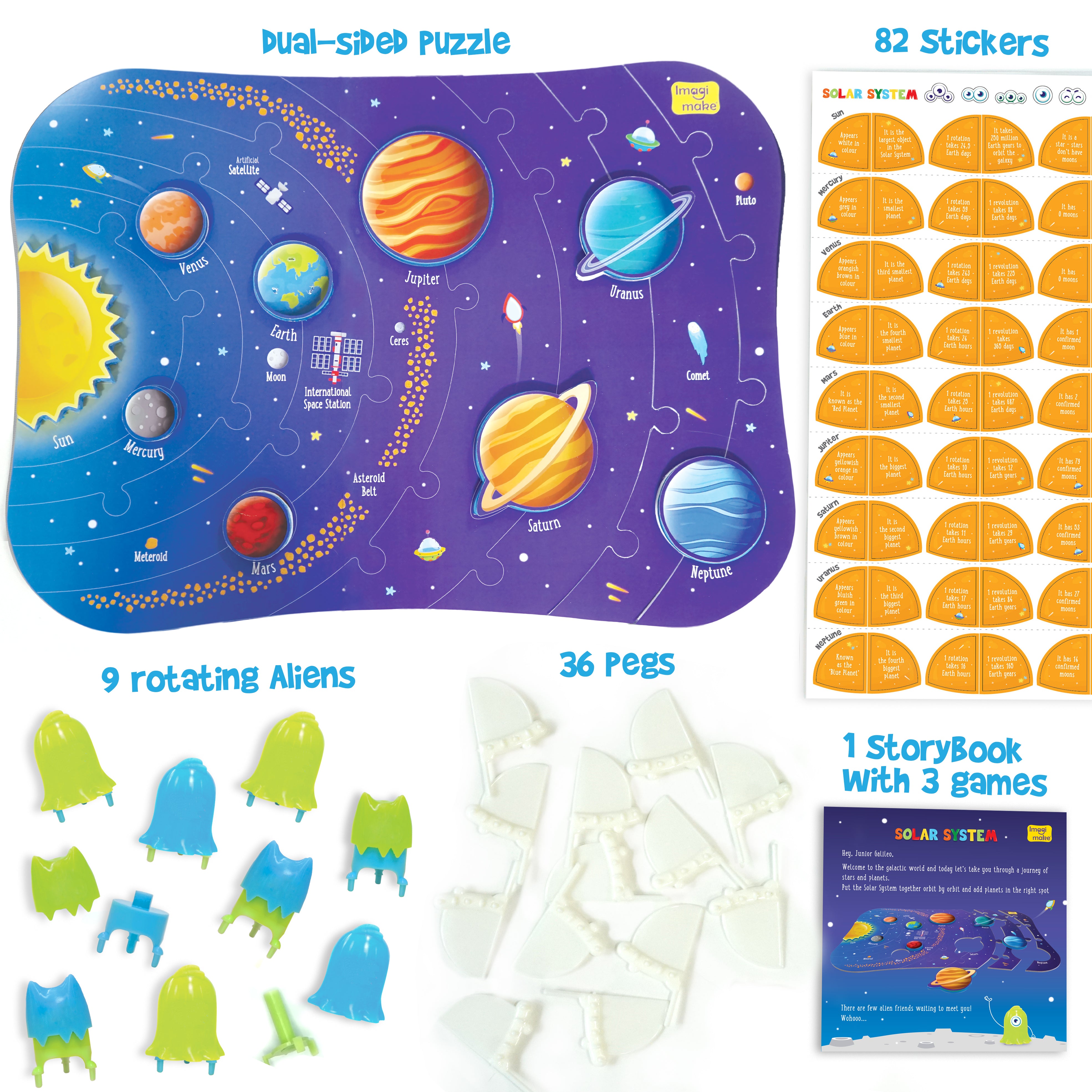 Imagimake Mapology World Monuments set puzzle 2in1 educativ