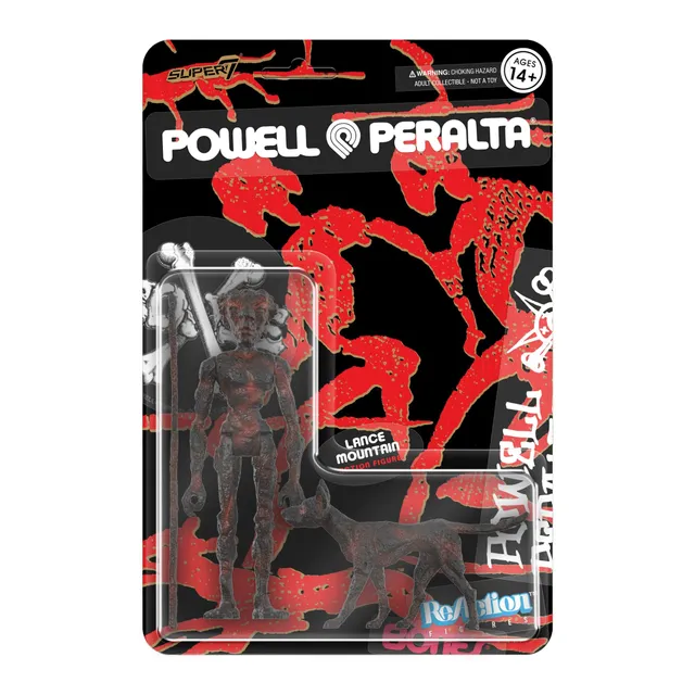 Super7 Powell-Peralta Lance Mountain Lava Rock figurină 9,5cm