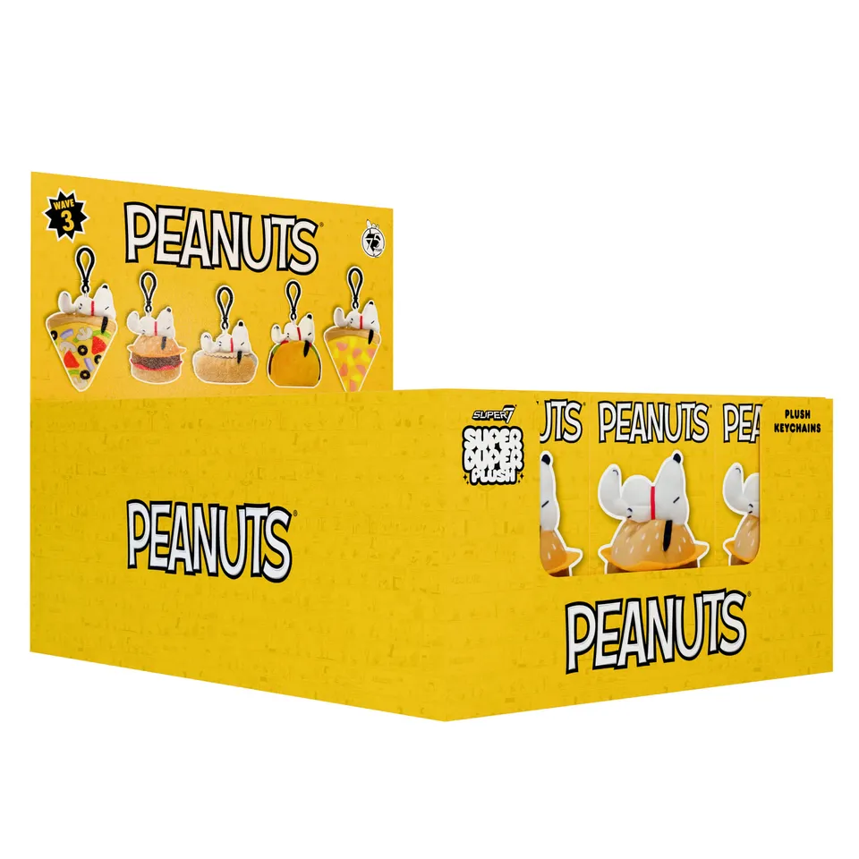 Super7 Peanuts Snoopy plus breloc mancare set 12 blind box