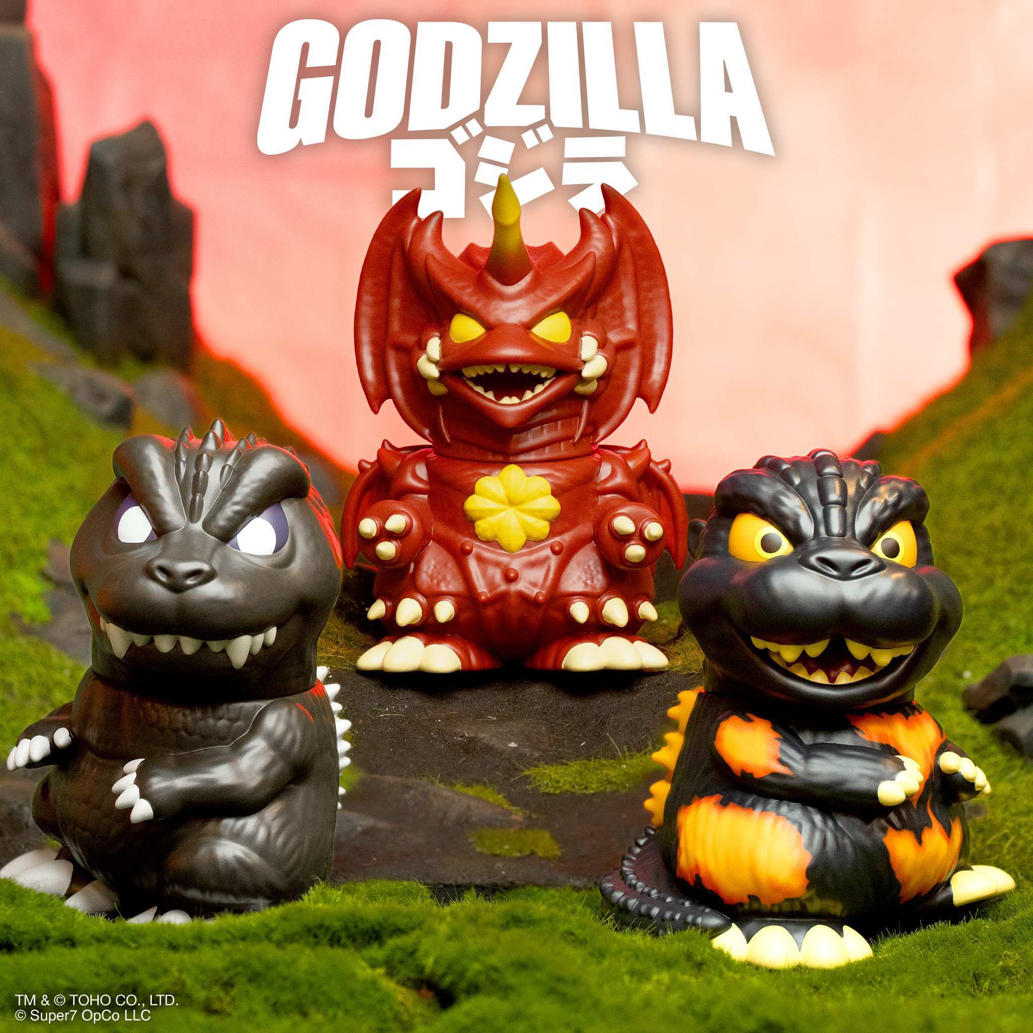 Super7 Toho FUN FUN Wave 02 figurine set 3 kaiju