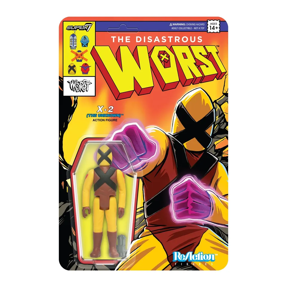 Super7 The Worst X2 Unknown figurina Mutant Team blaster
