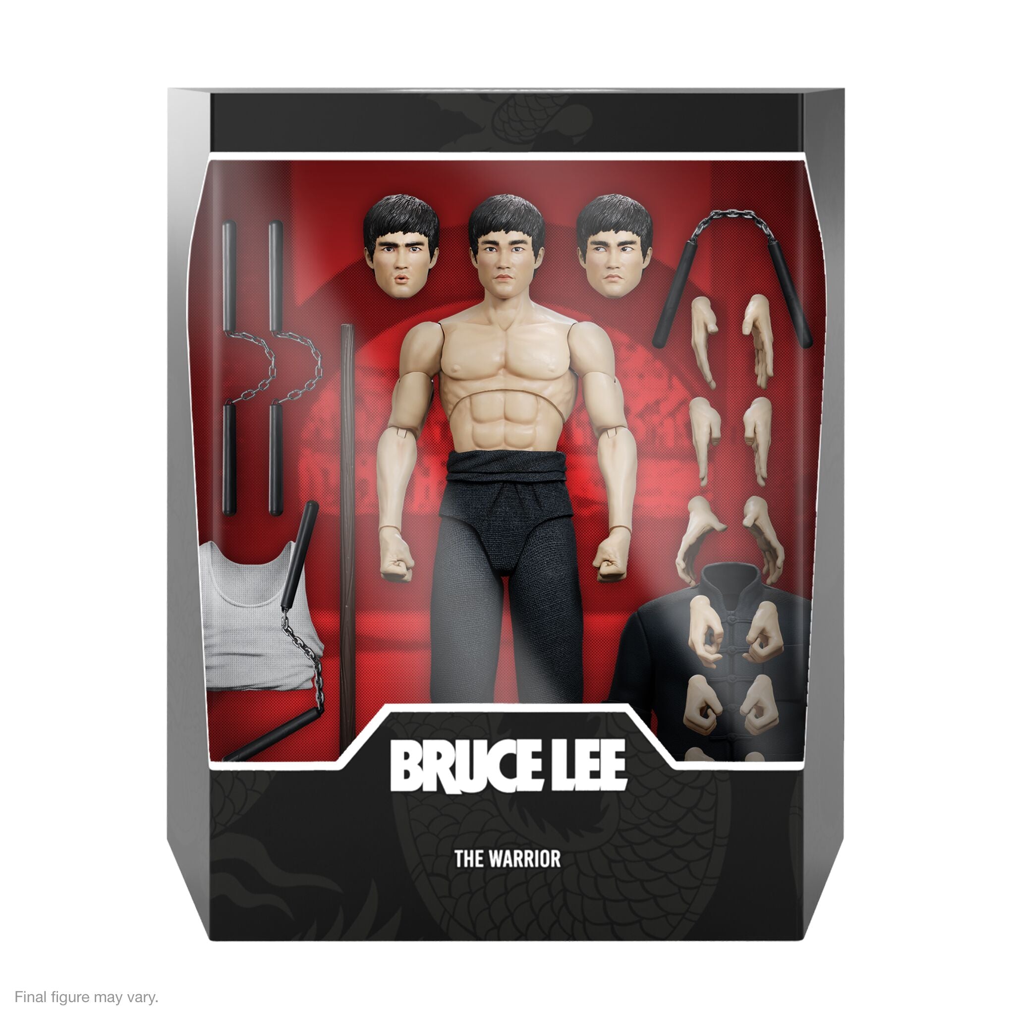 Super7 Ultimates Bruce Lee Warrior figurina 18 cm