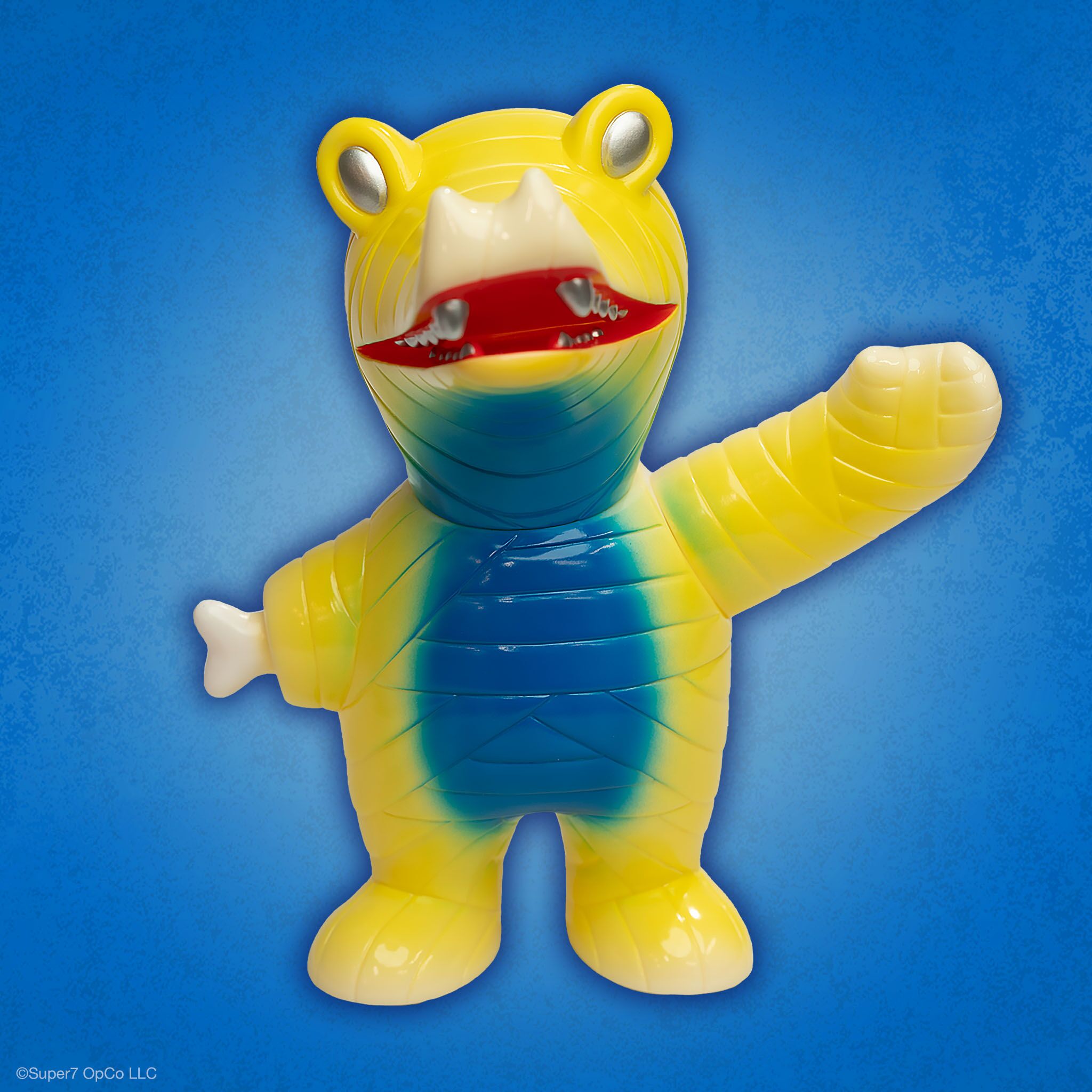 Super7 Vinyl Mummy Gator Red King figurina ivory pictata manual