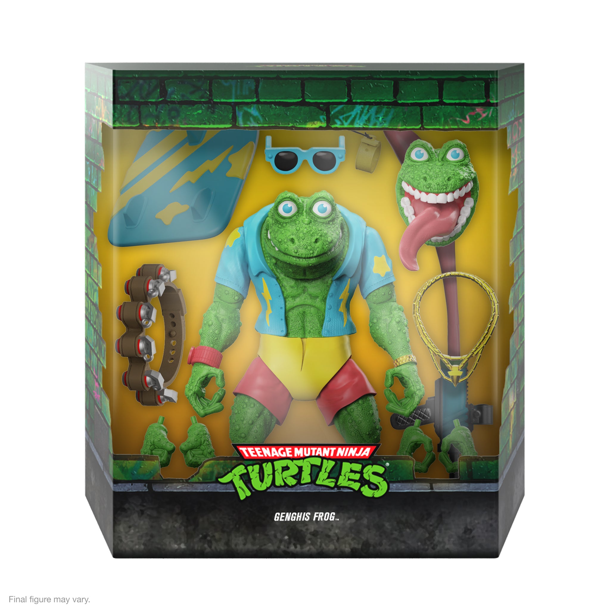 Super7 TMNT ULTIMATES Wave 8 Genghis Frog figurina 18 cm