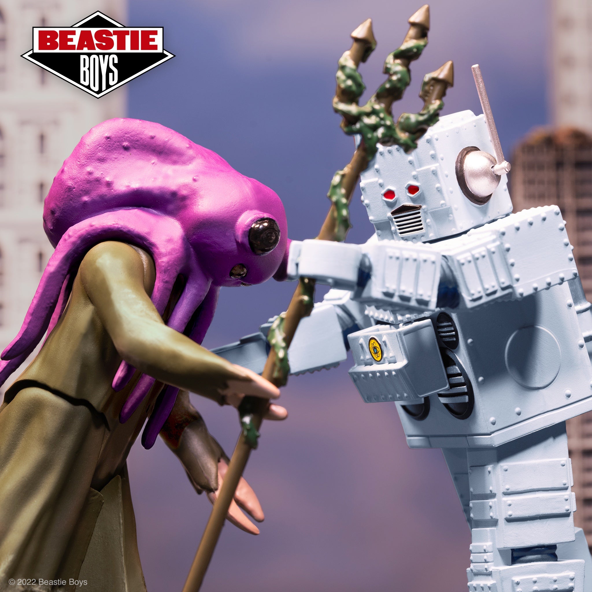 Super7 Beastie Boys ReAction Wave 2 set 2 figurine robot