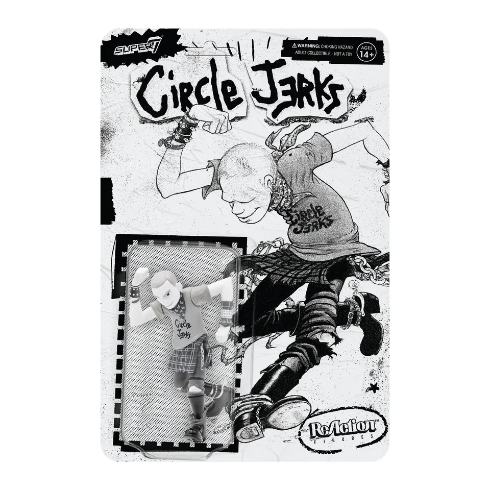 Super7 Circle Jerks Skank Man figurina Grayscale