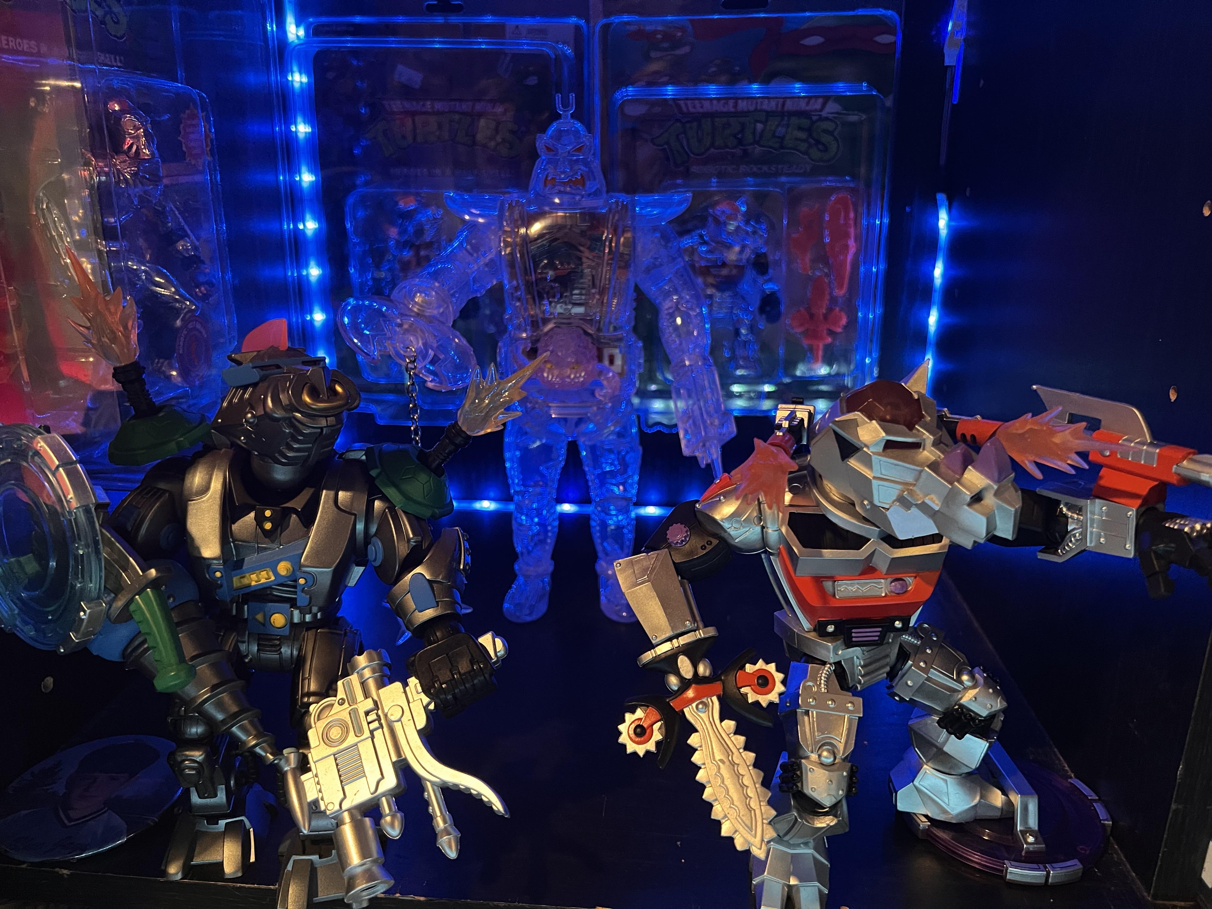 Super7 TMNT Krang Android figurină transparentă 28 cm