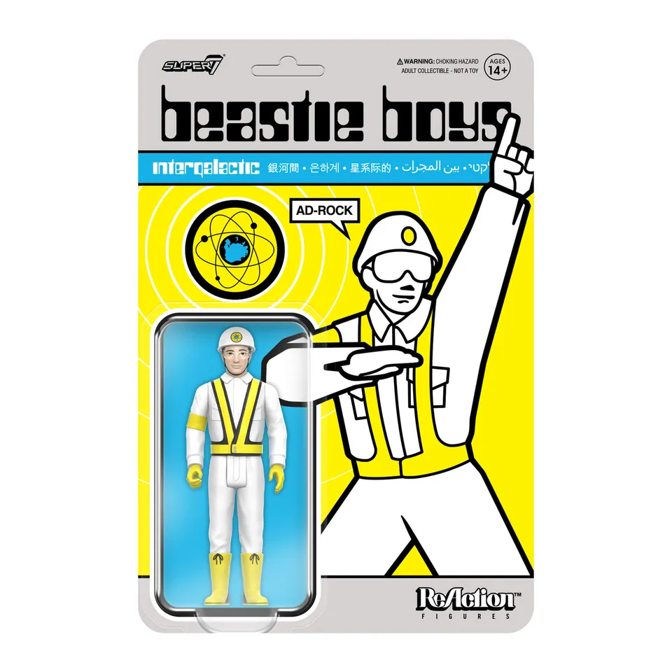 Super7 ReAction Beastie Boys Ad-Rock figurina 9,5 cm Intergalactic