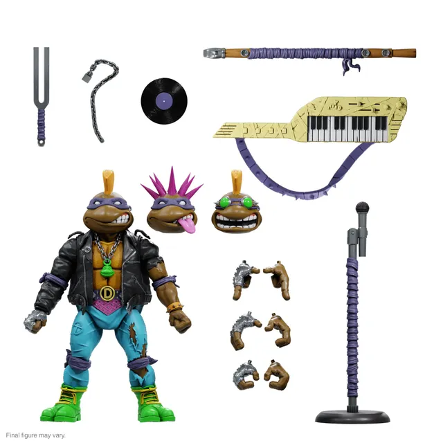 Super7 Ultimates Punk Rock Donatello figurină 18 cm