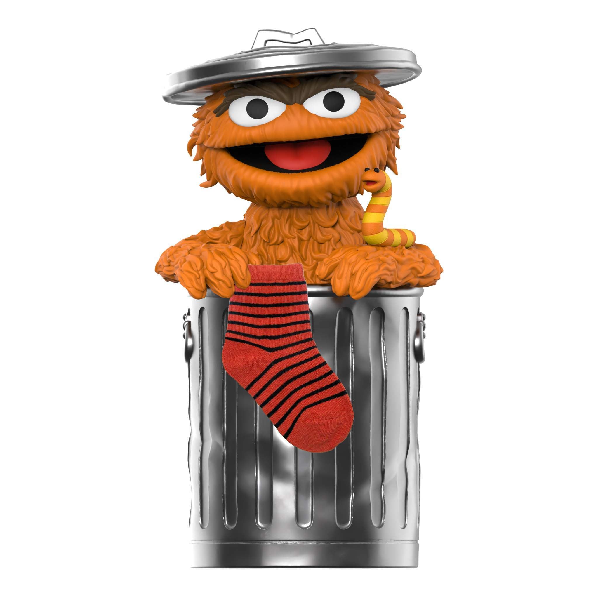 Super7 SuperSize Oscar the Grouch figurină vinil portocaliu 40 cm