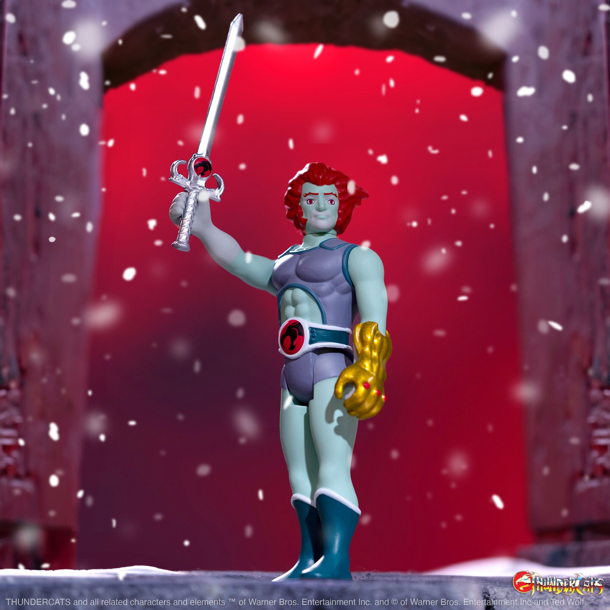 Super7 ReAction ThunderCats Lion-O Hook Mountain fig. termocromatica