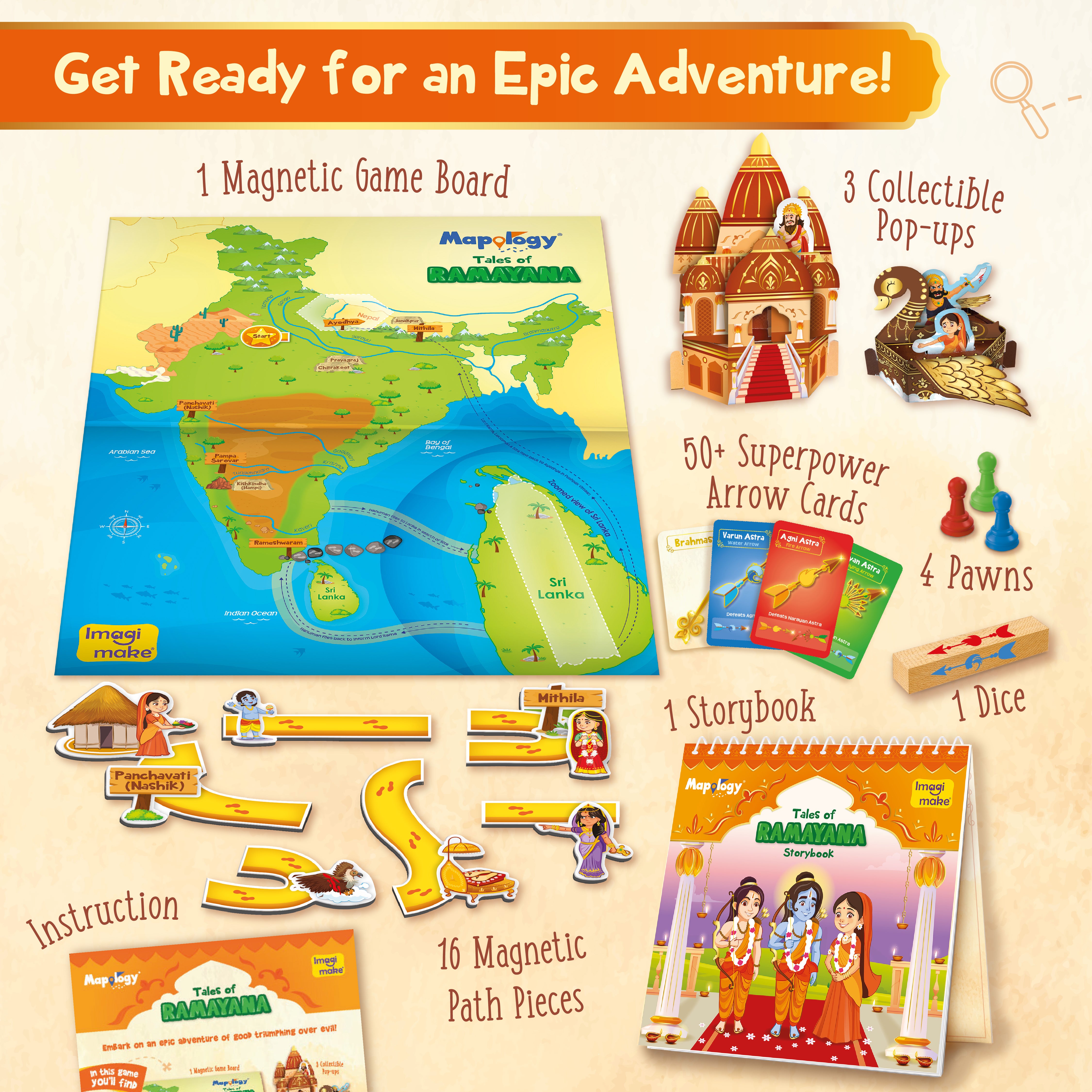 Imagimake Diwali Combo Kit creativ 13 proiecte + joc Ramayana
