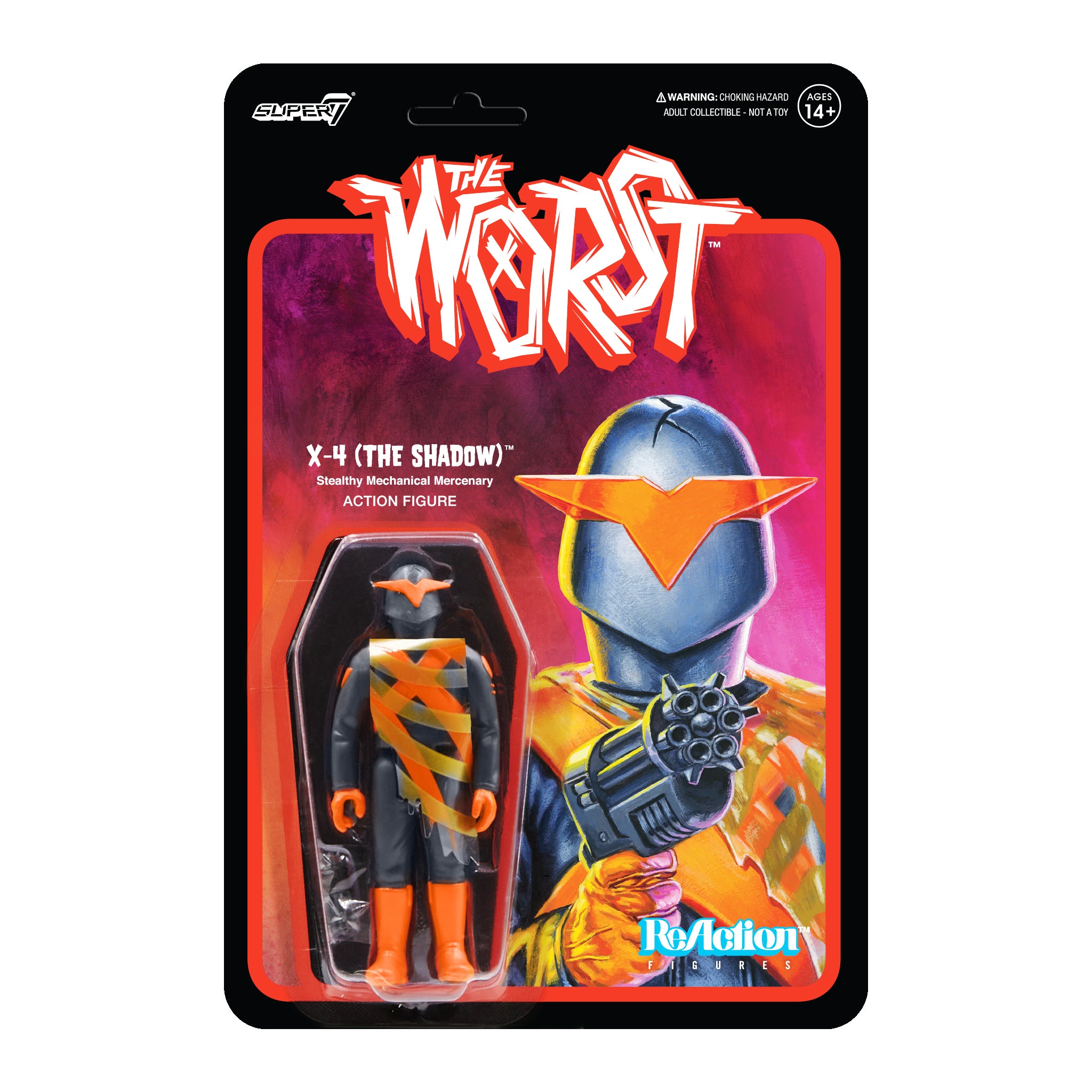 Super7 The Worst ReAction X-Series set figurine Wave 3 complet