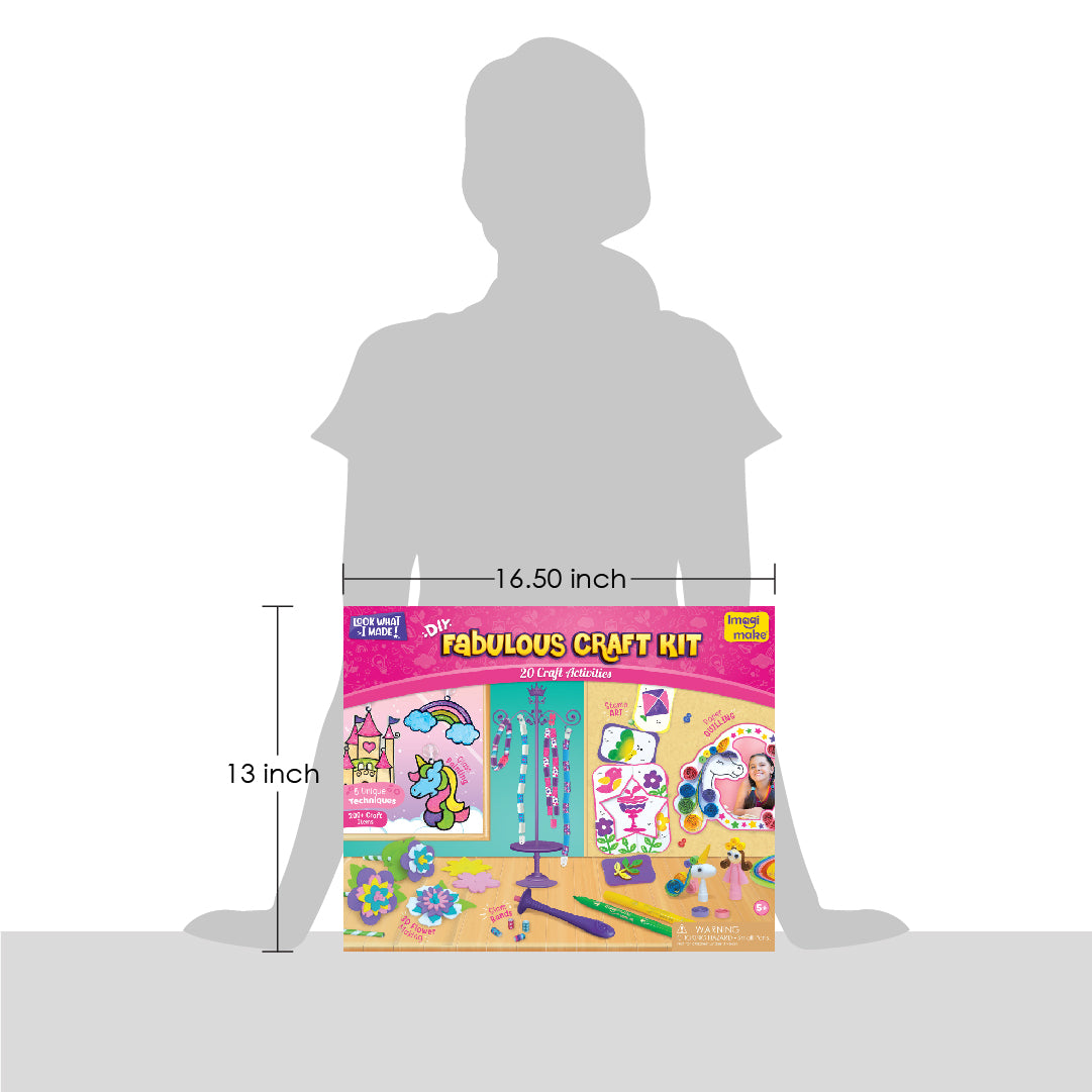 Imagimake Fabulous Craft Kit set creativ 20 activitati