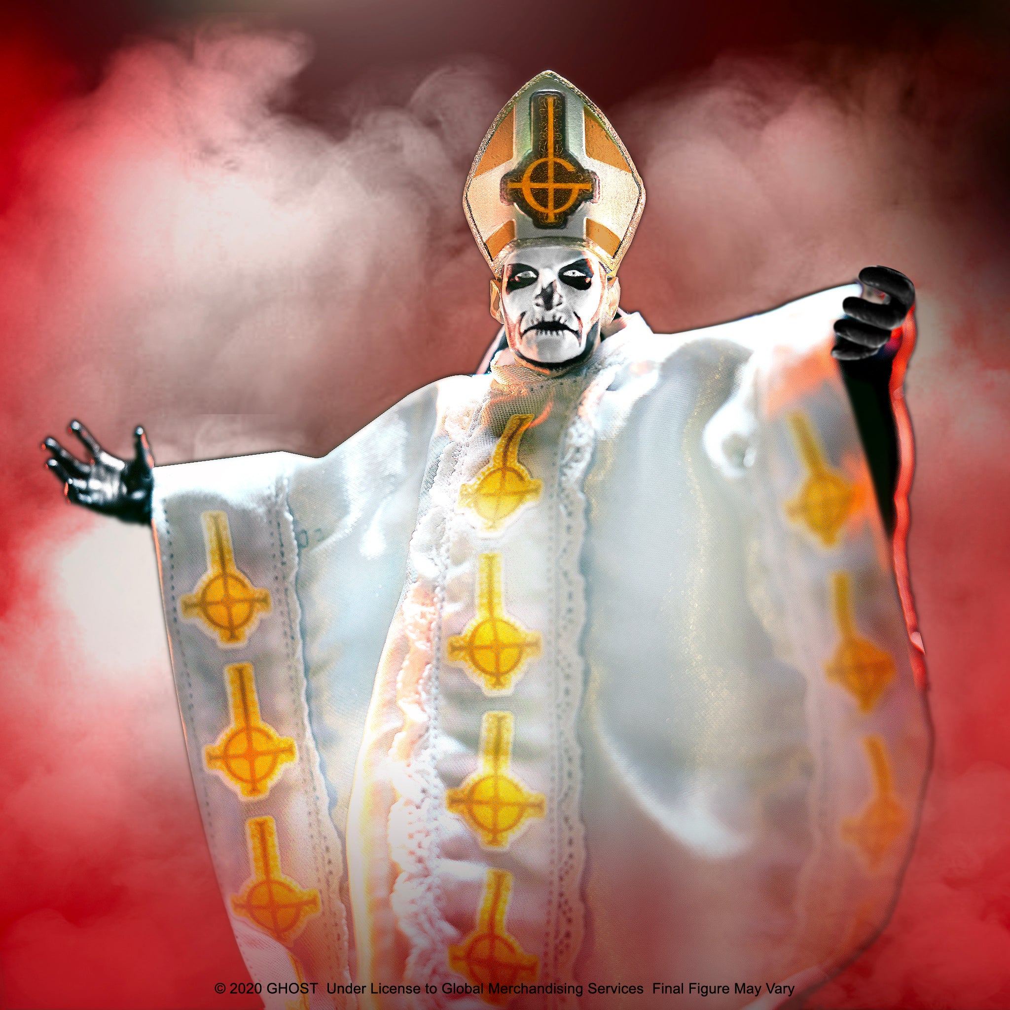Super7 Ghost Ultimates Papa Emeritus I figurina 7 inch metal